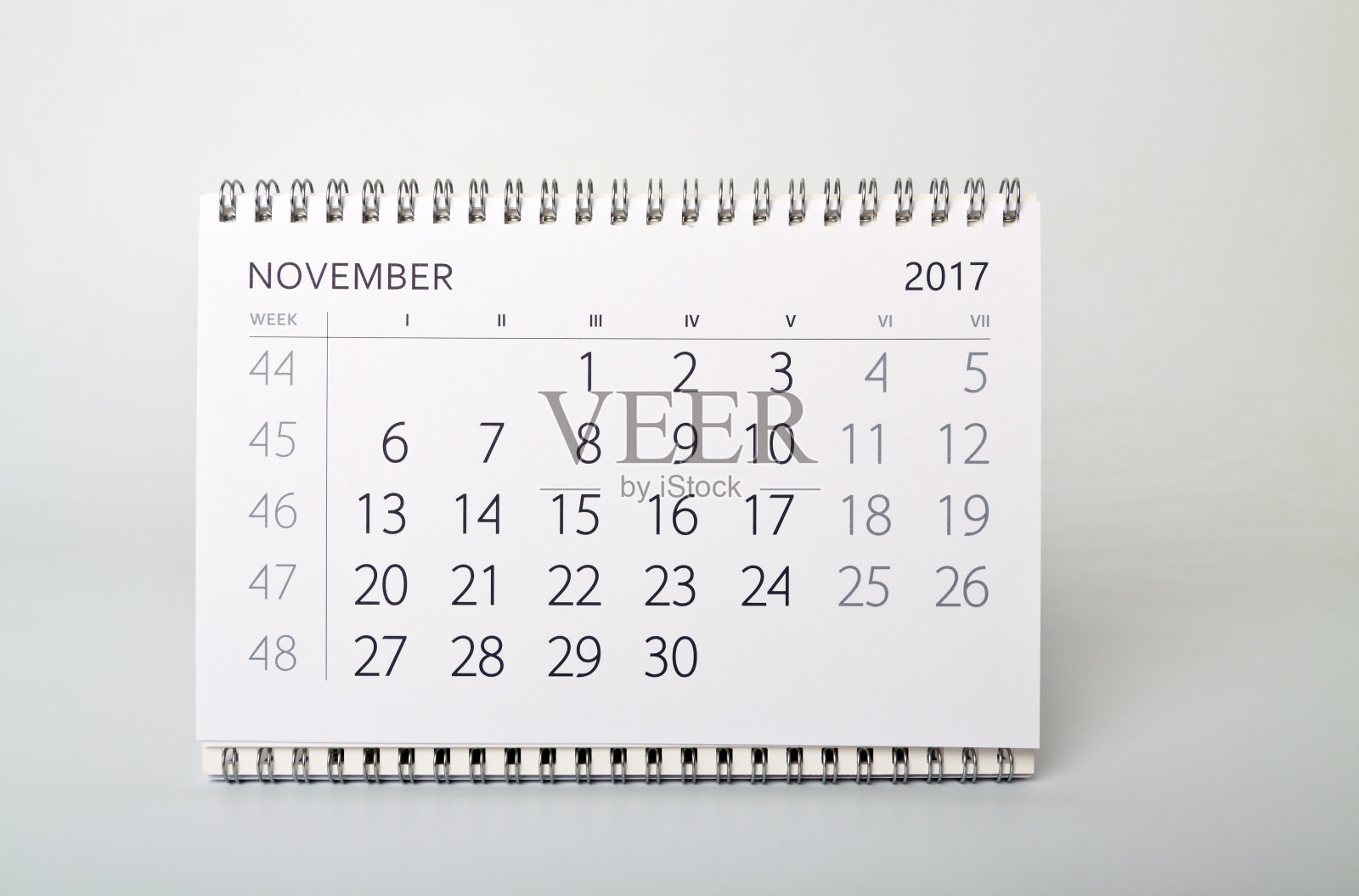 11月。日历表。2007年的日历。照片摄影图片