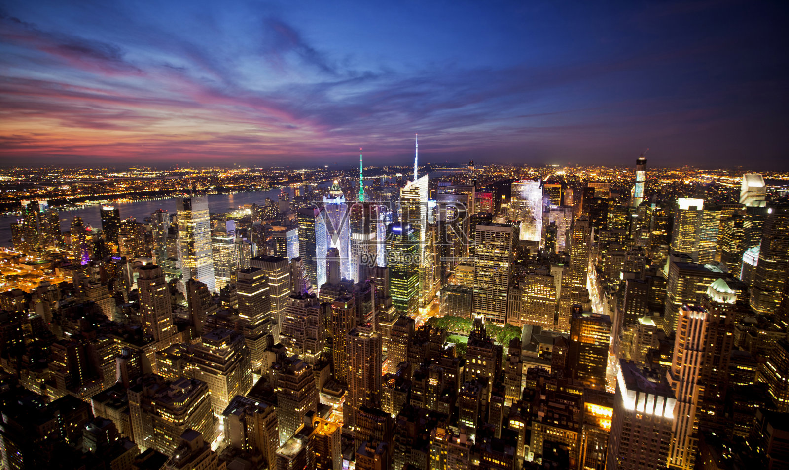 纽约的天际线照片摄影图片