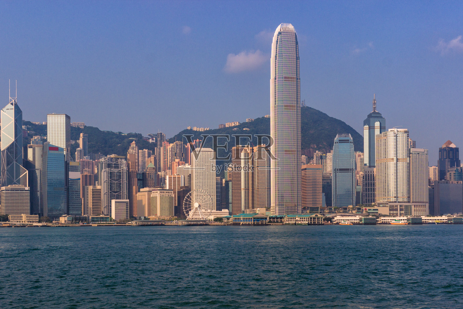 香港天际线及摩天大楼照片摄影图片