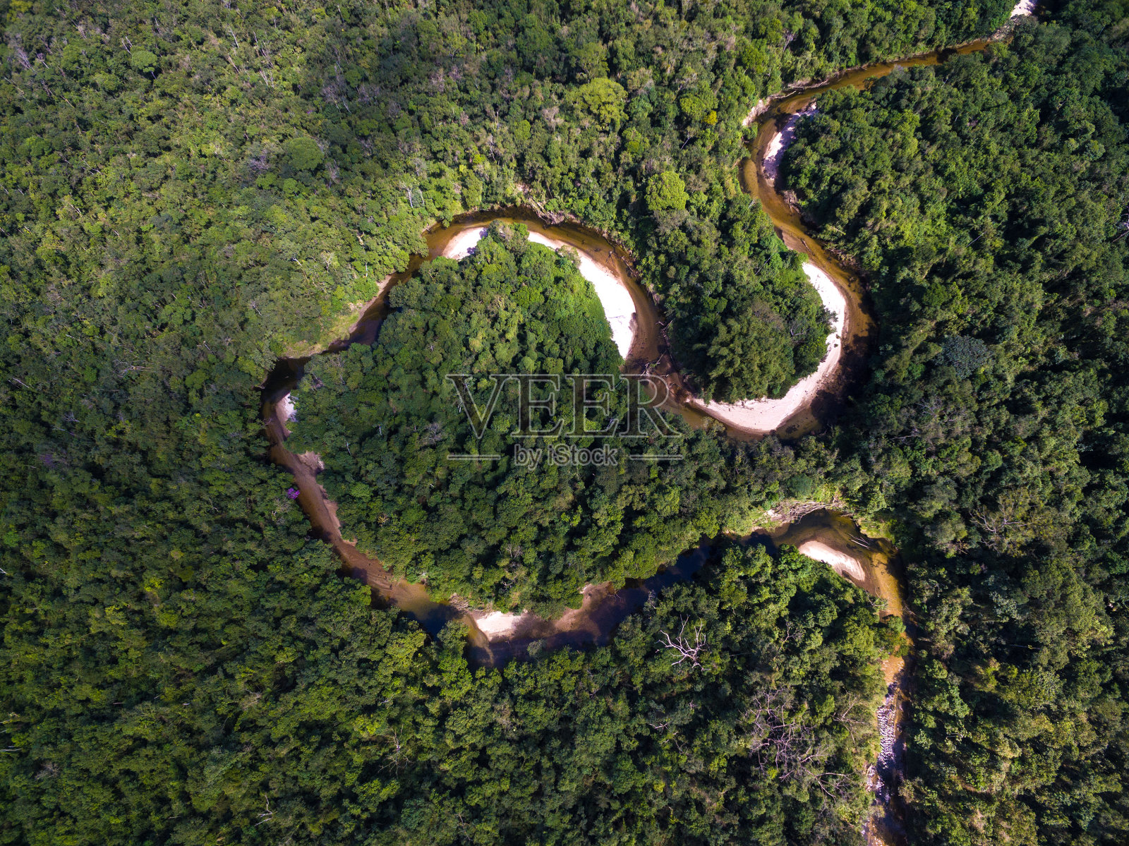 巴西热带雨林鸟瞰图照片摄影图片