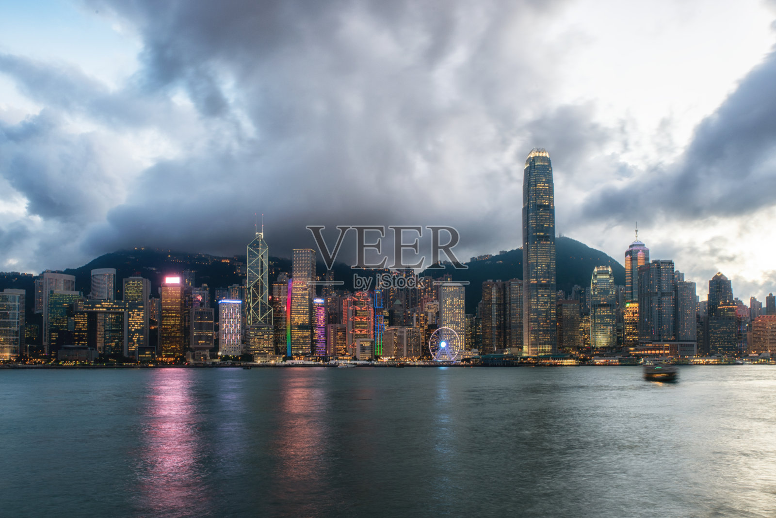香港中国城天际线照片摄影图片