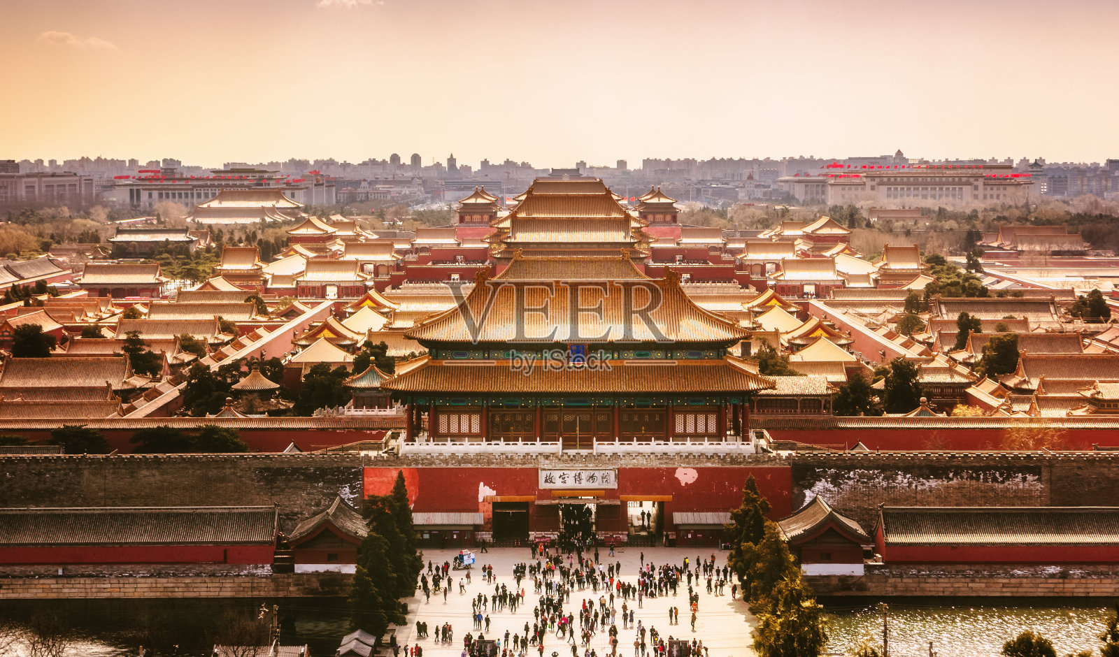 紫禁城-中国北京。照片摄影图片