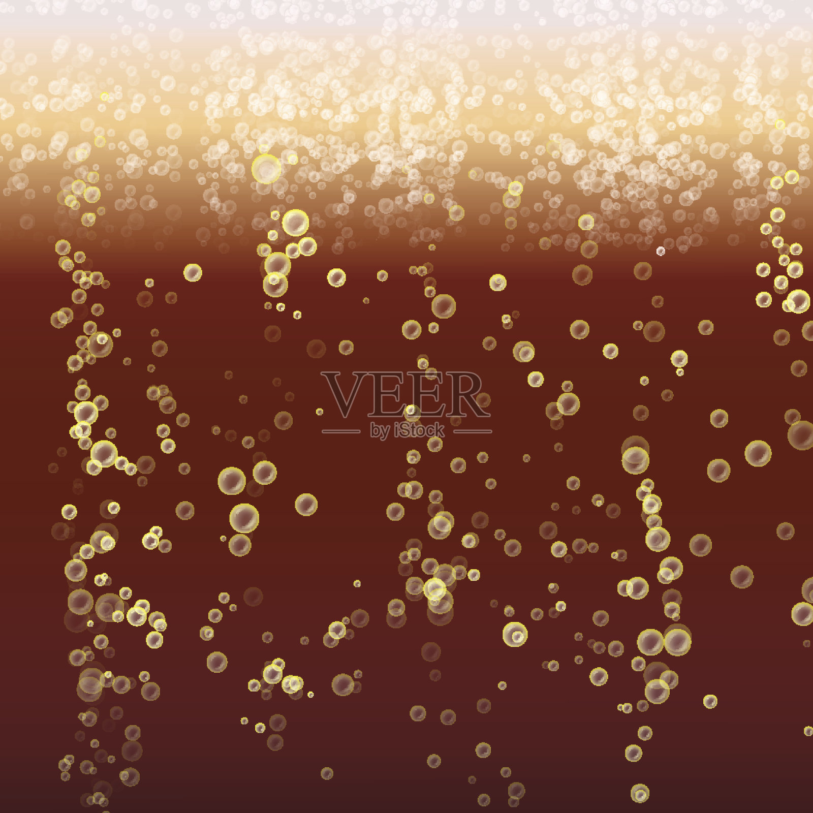 可乐气泡矢量背景。黑色苏打水滴背景。碳酸水插画图片素材