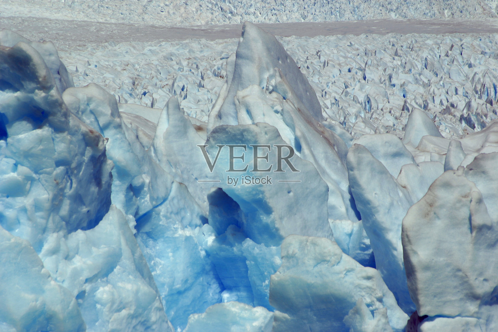冰川冰深蓝色的细节照片摄影图片