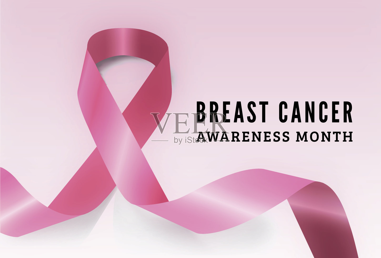 乳腺癌意识载体符号插画图片素材