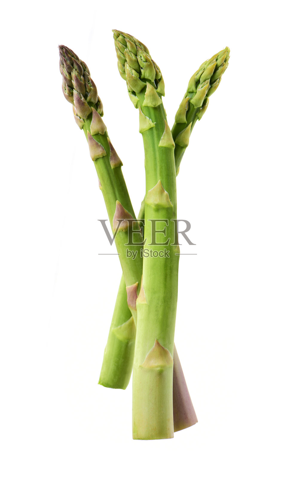 蔬菜:白色背景上孤立的芦笋照片摄影图片