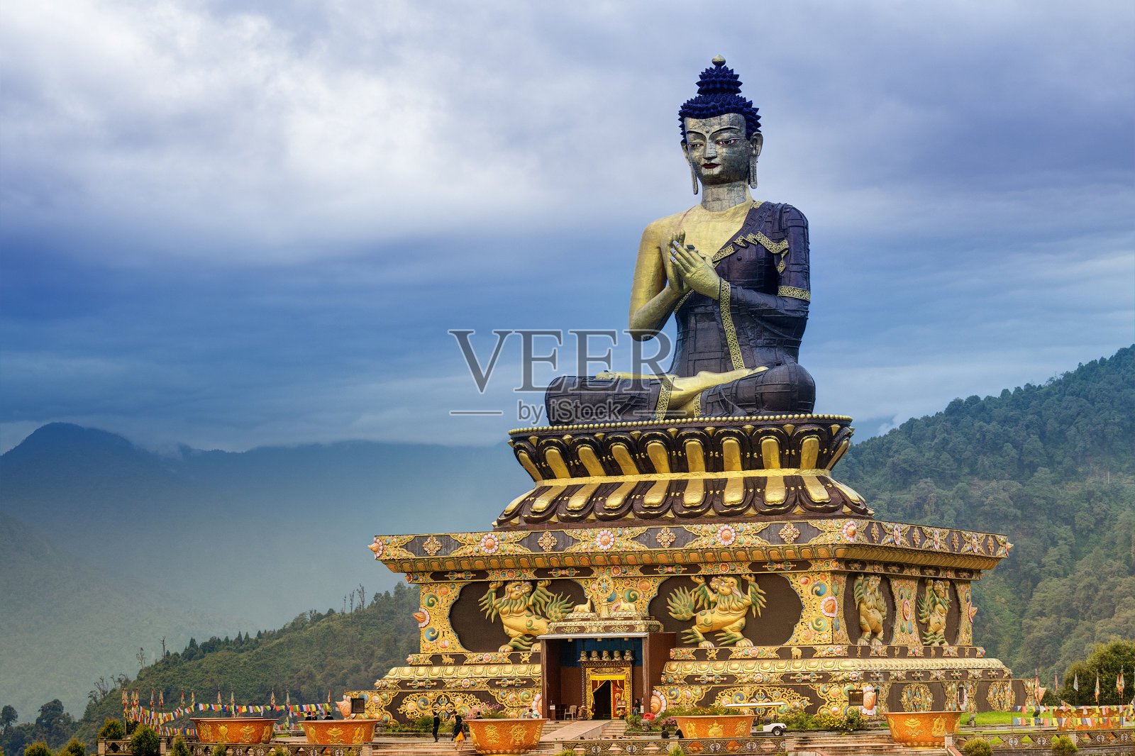 佛陀公园，拉邦拉，锡金照片摄影图片