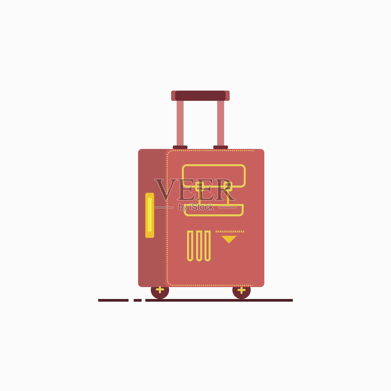 行李，行李储存，矢量。设计元素图片