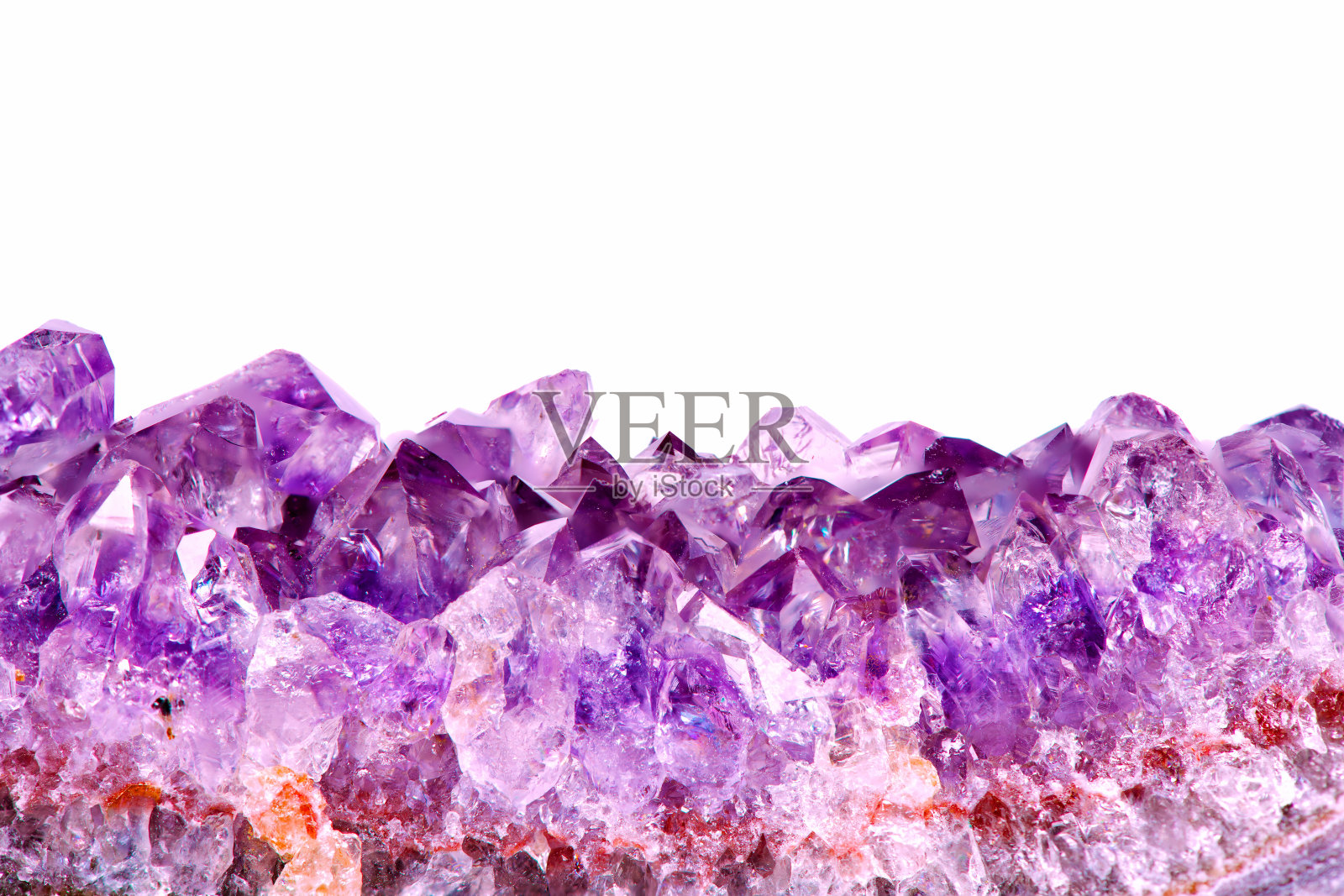 紫水晶矿物宝石的碎片照片摄影图片