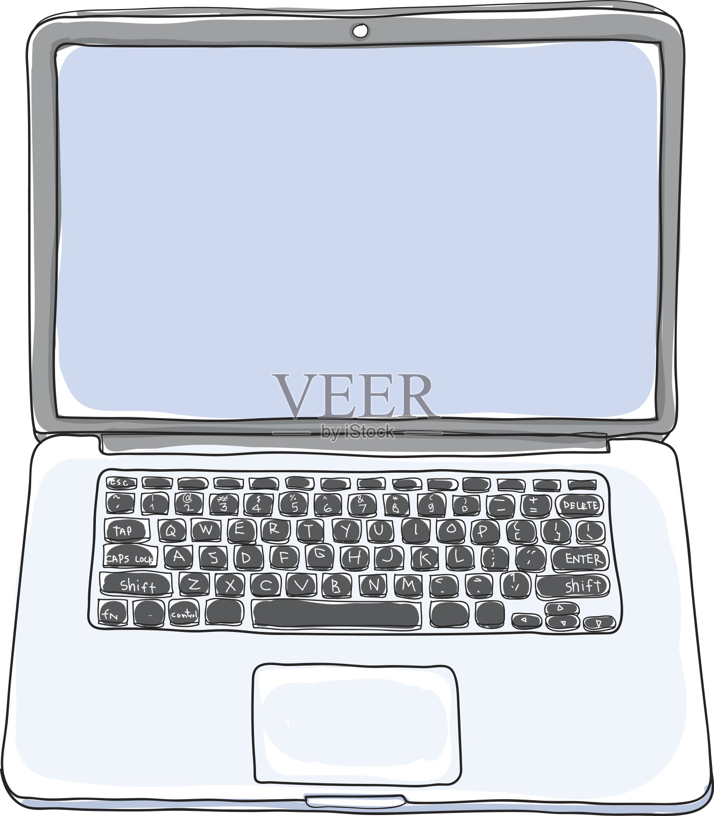 geek de l'ordinateur portable — Image vectorielle mikailain © #26756139