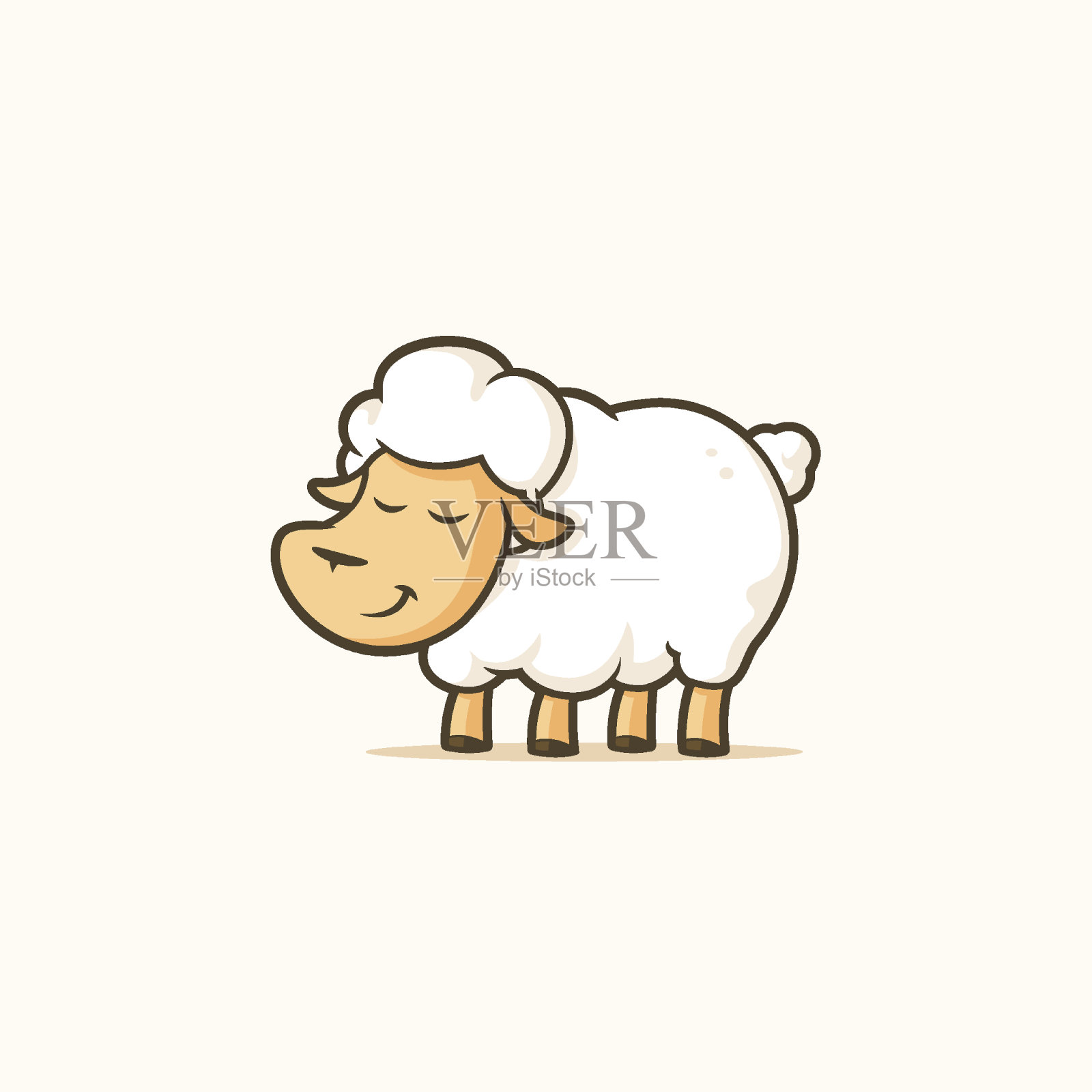 羊肉插画图片素材