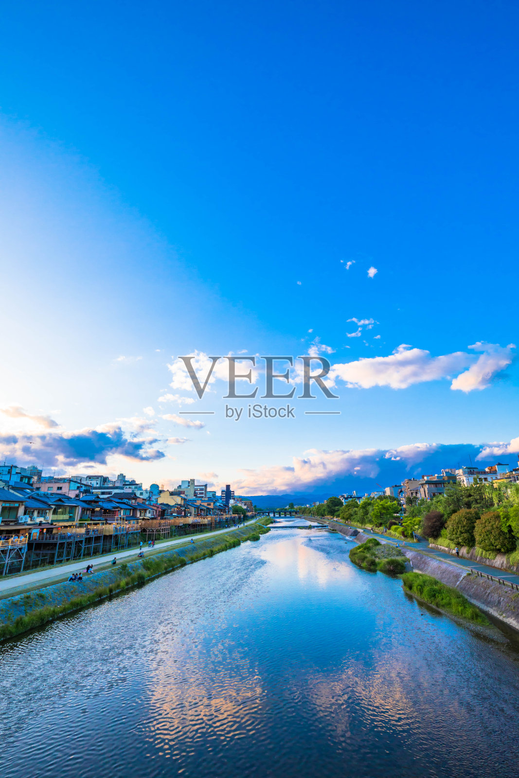 京都鸭川河照片摄影图片