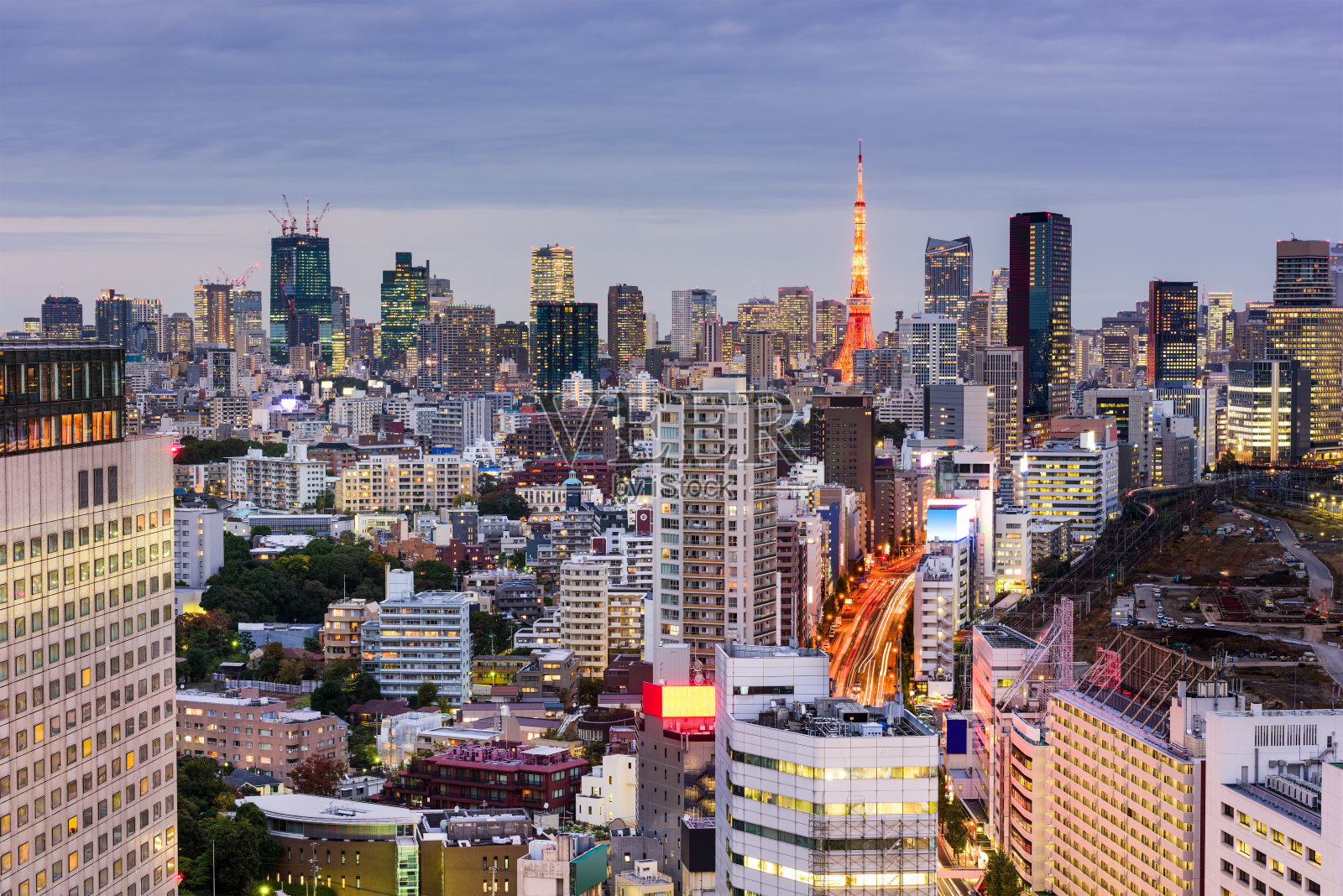 日本东京的城市照片摄影图片
