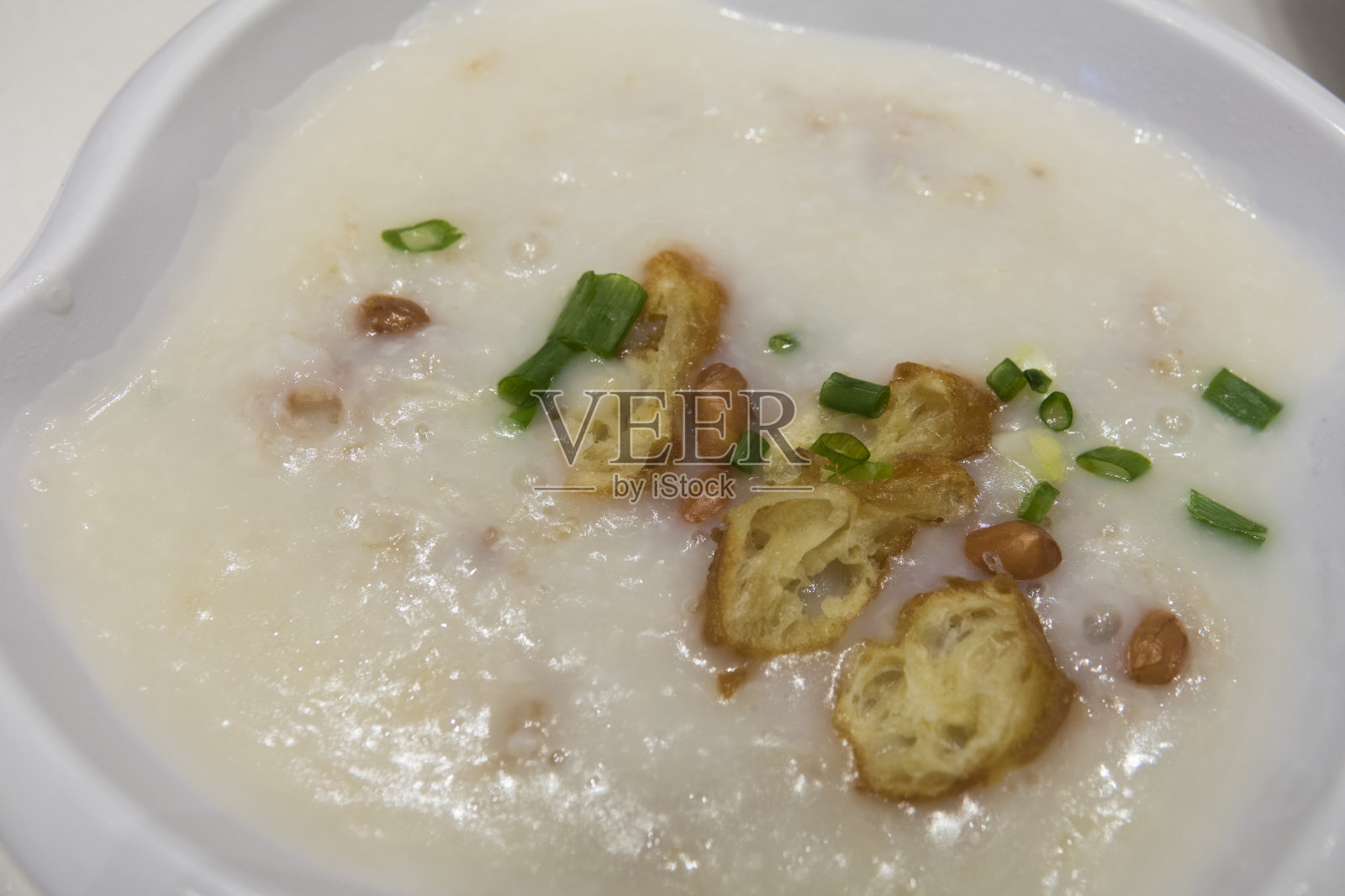 香港食物-花生猪骨粥照片摄影图片