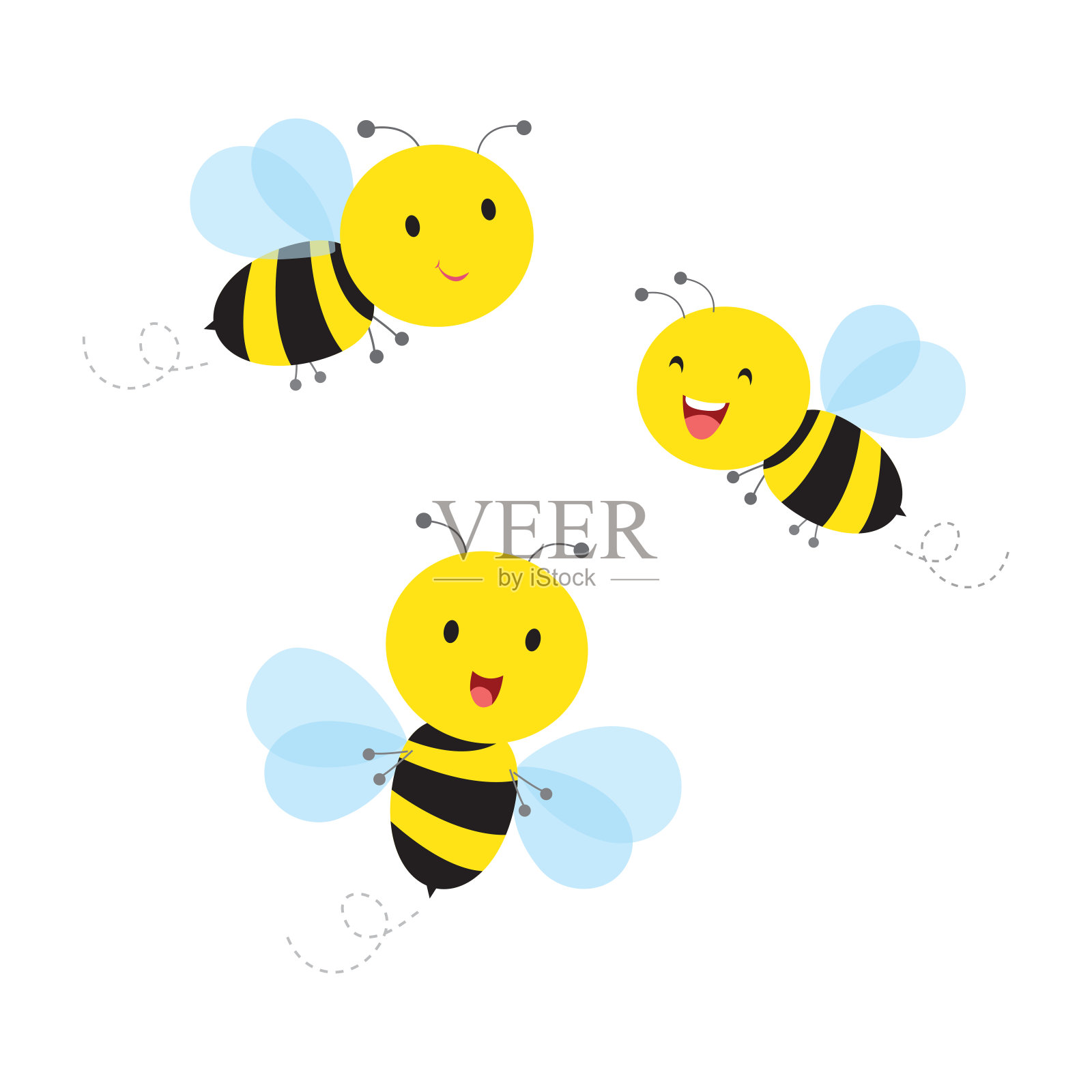 蜜蜂设计元素图片