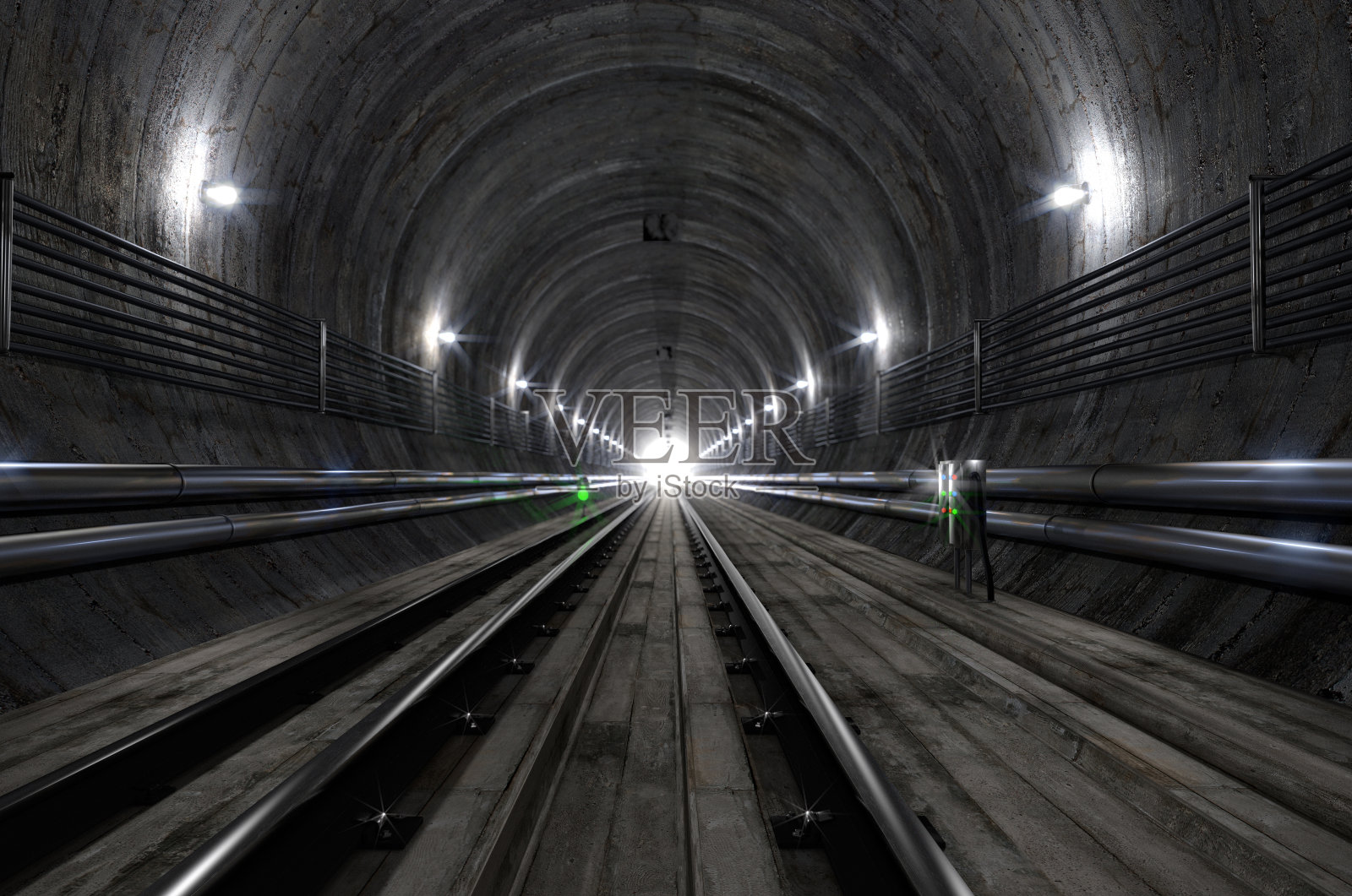 地铁隧道照片摄影图片