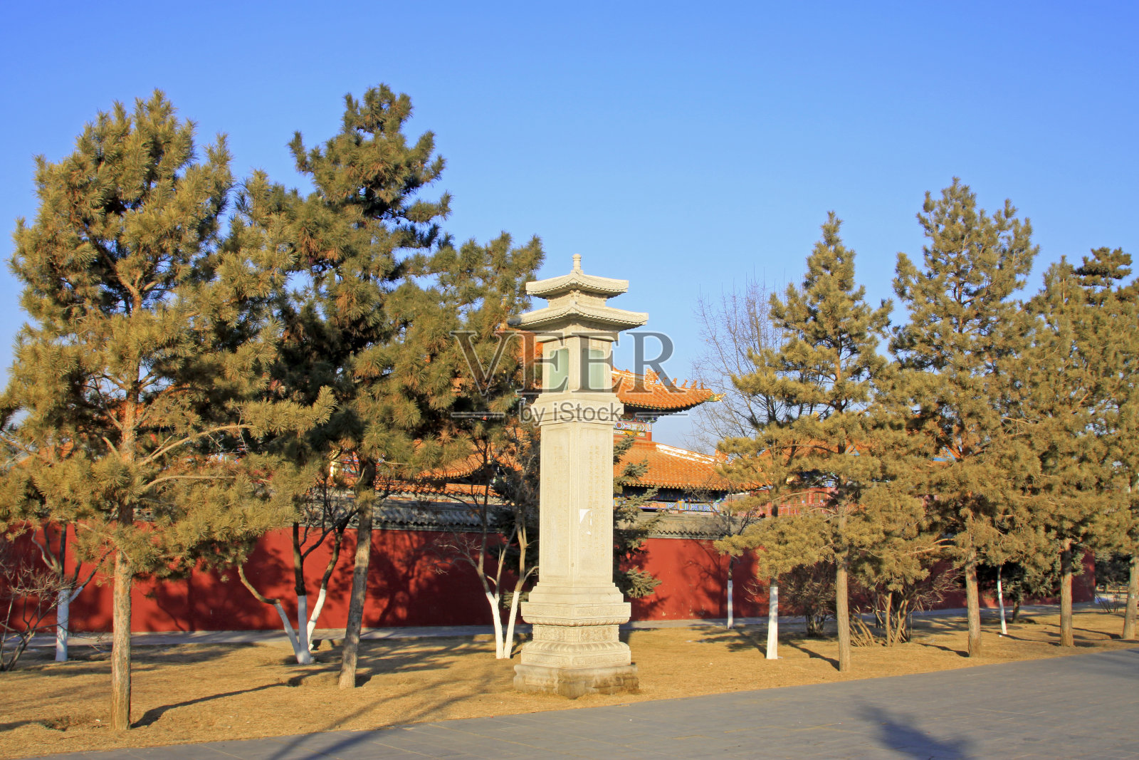 2015年2月6日，内蒙古呼和浩特市大昭寺黄牛铜像照片摄影图片