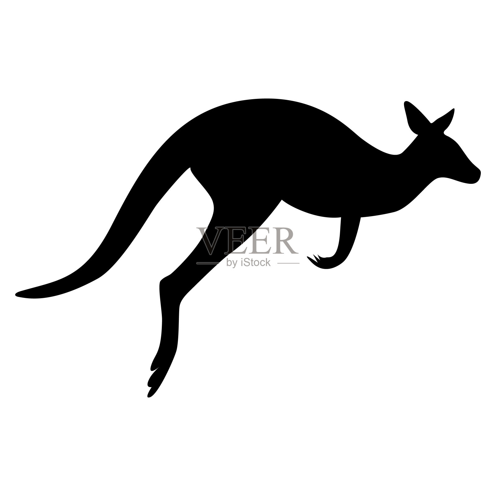 袋鼠是澳大利亚的象征设计元素图片