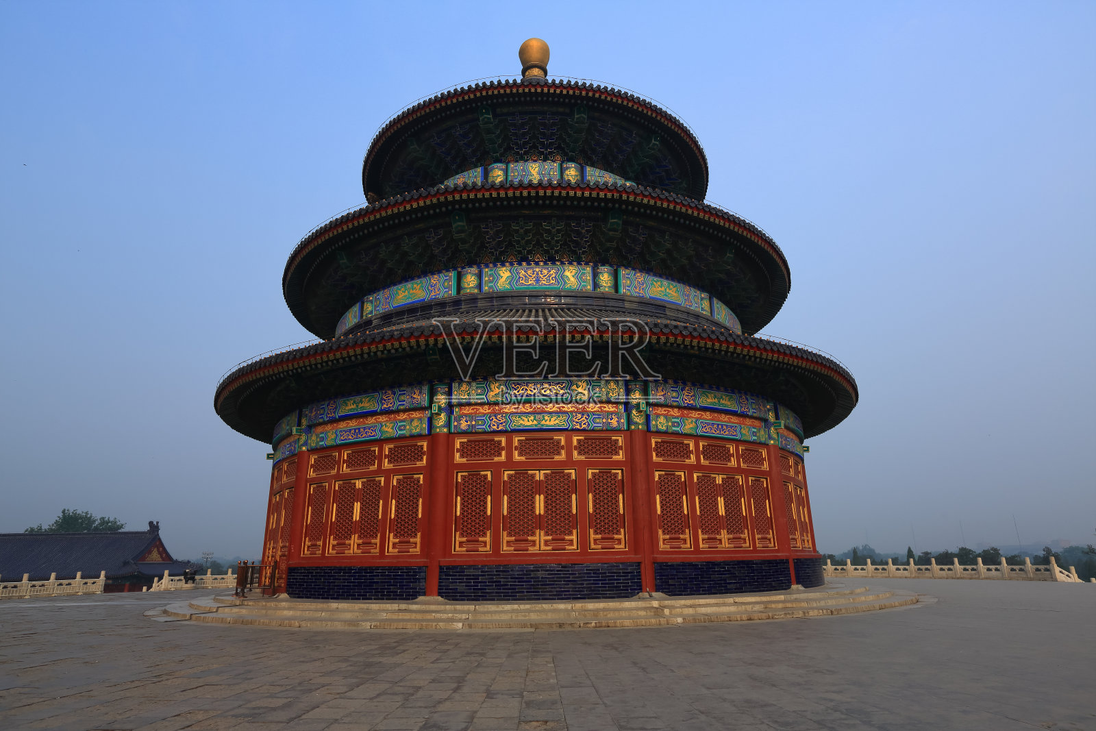天坛是北京的著名景点，中国具有复制空间照片摄影图片