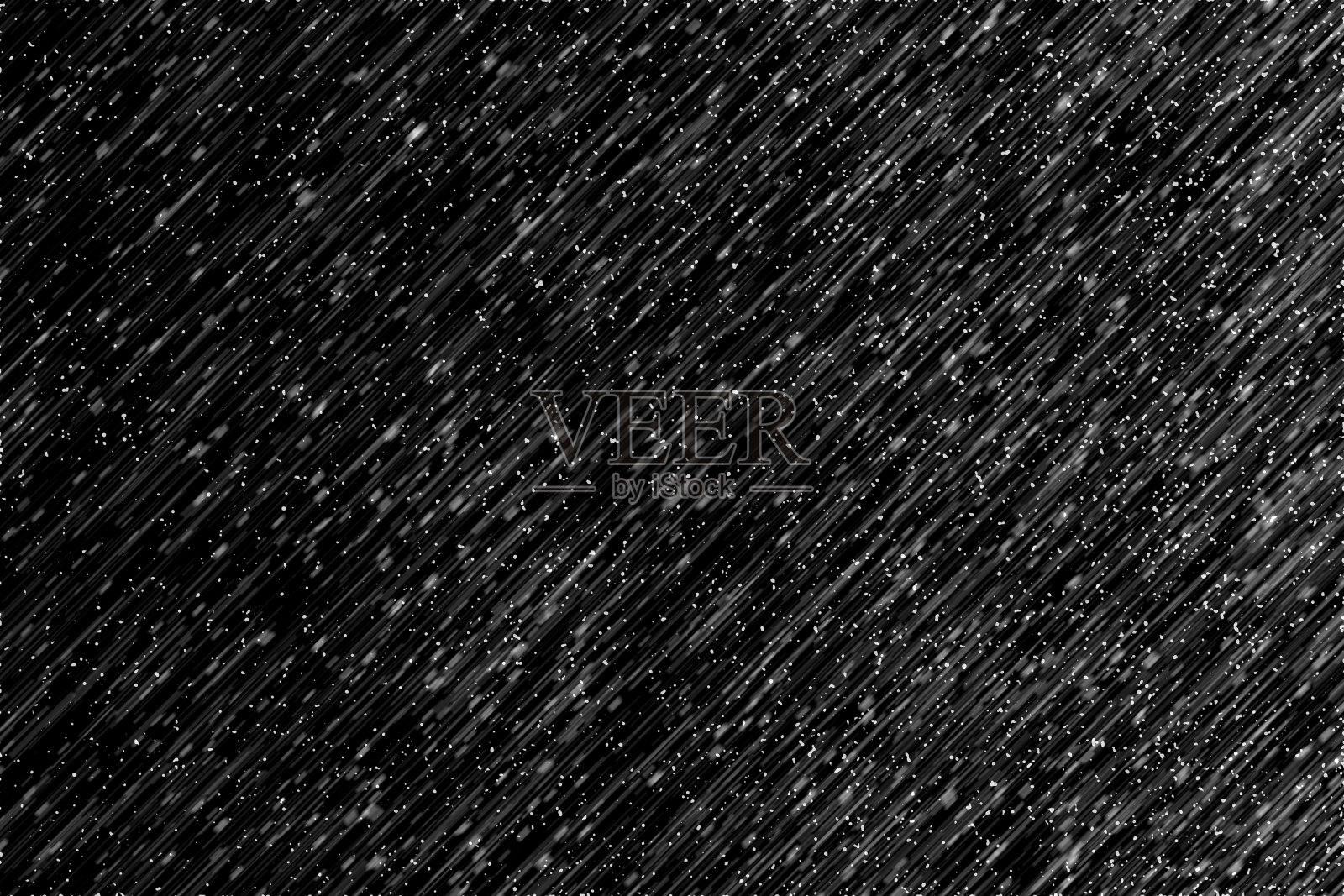 在效果层的黑色背景上渲染暴雨照片摄影图片
