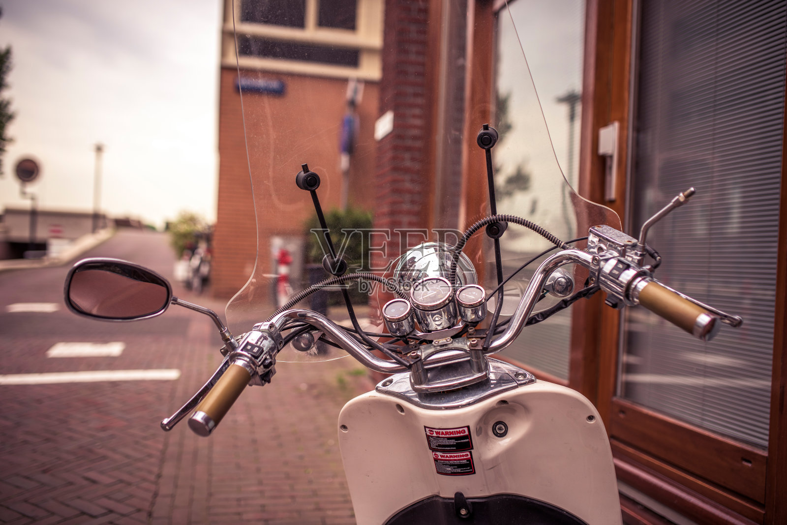摩托车在阿姆斯特丹照片摄影图片