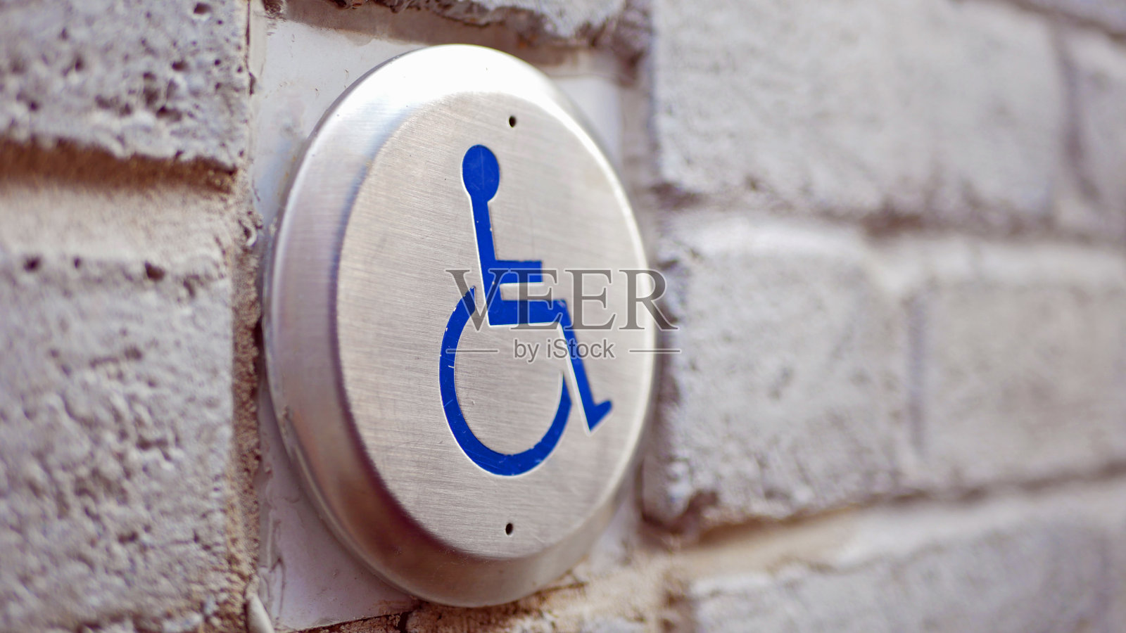 蒙特利尔残疾人标志照片摄影图片