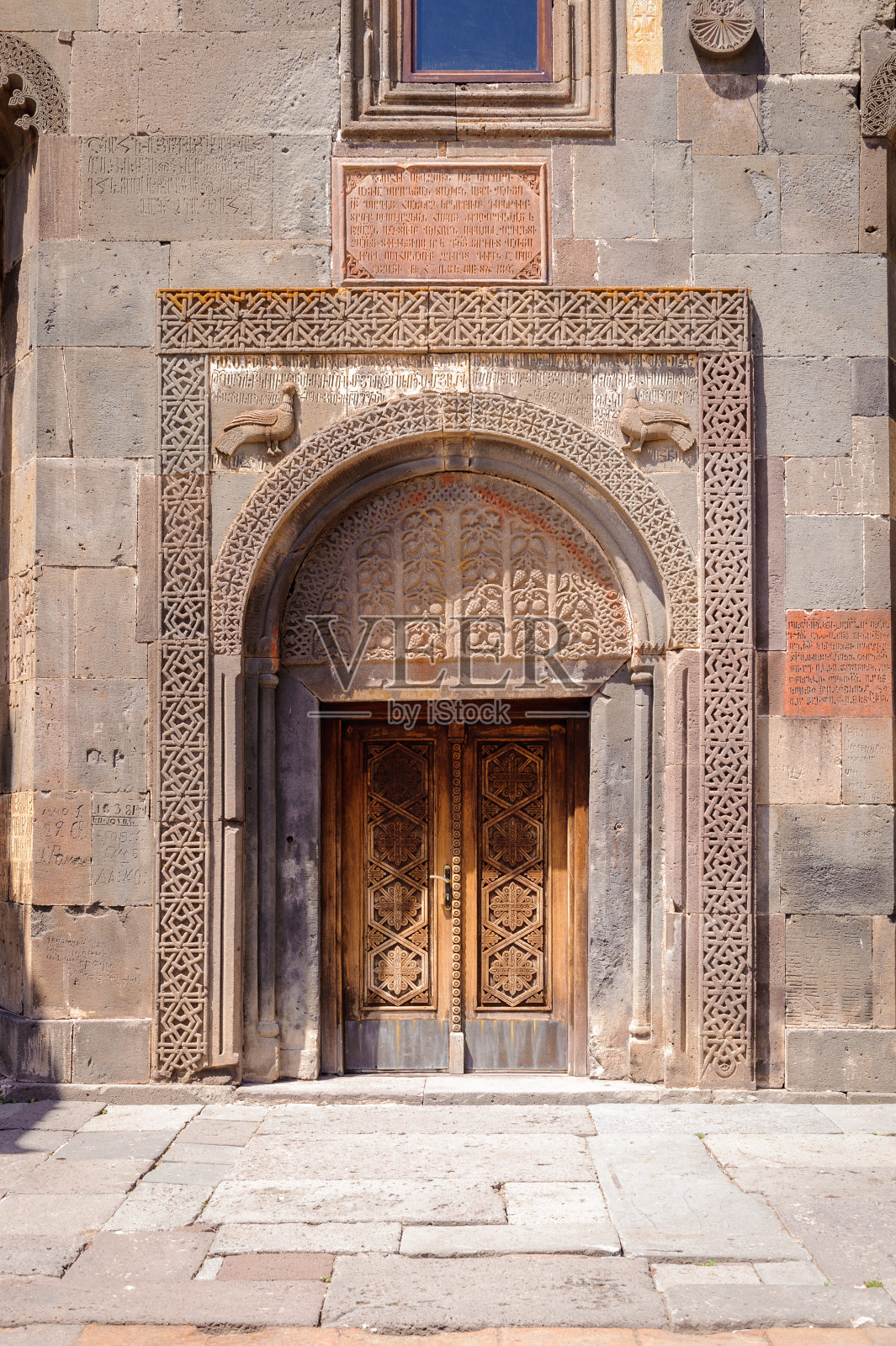 Geghard修道院，亚美尼亚科塔伊克省的独特建筑。联合国教科文组织世界遗产照片摄影图片