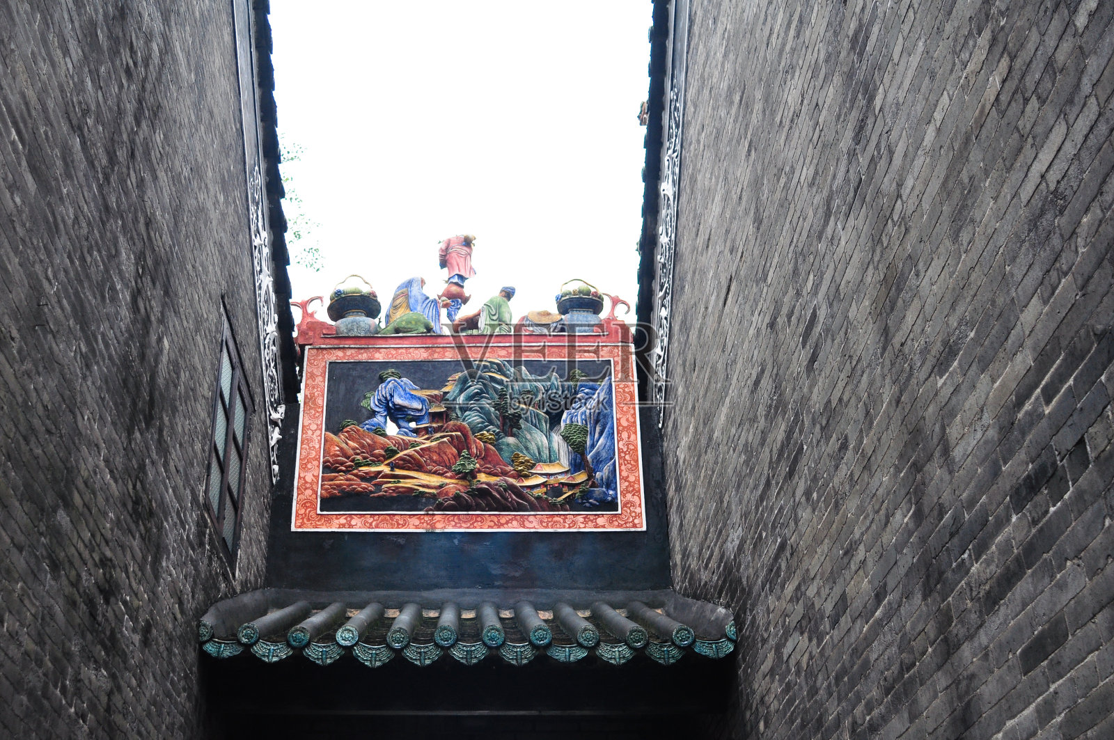 中国传统浮雕照片摄影图片