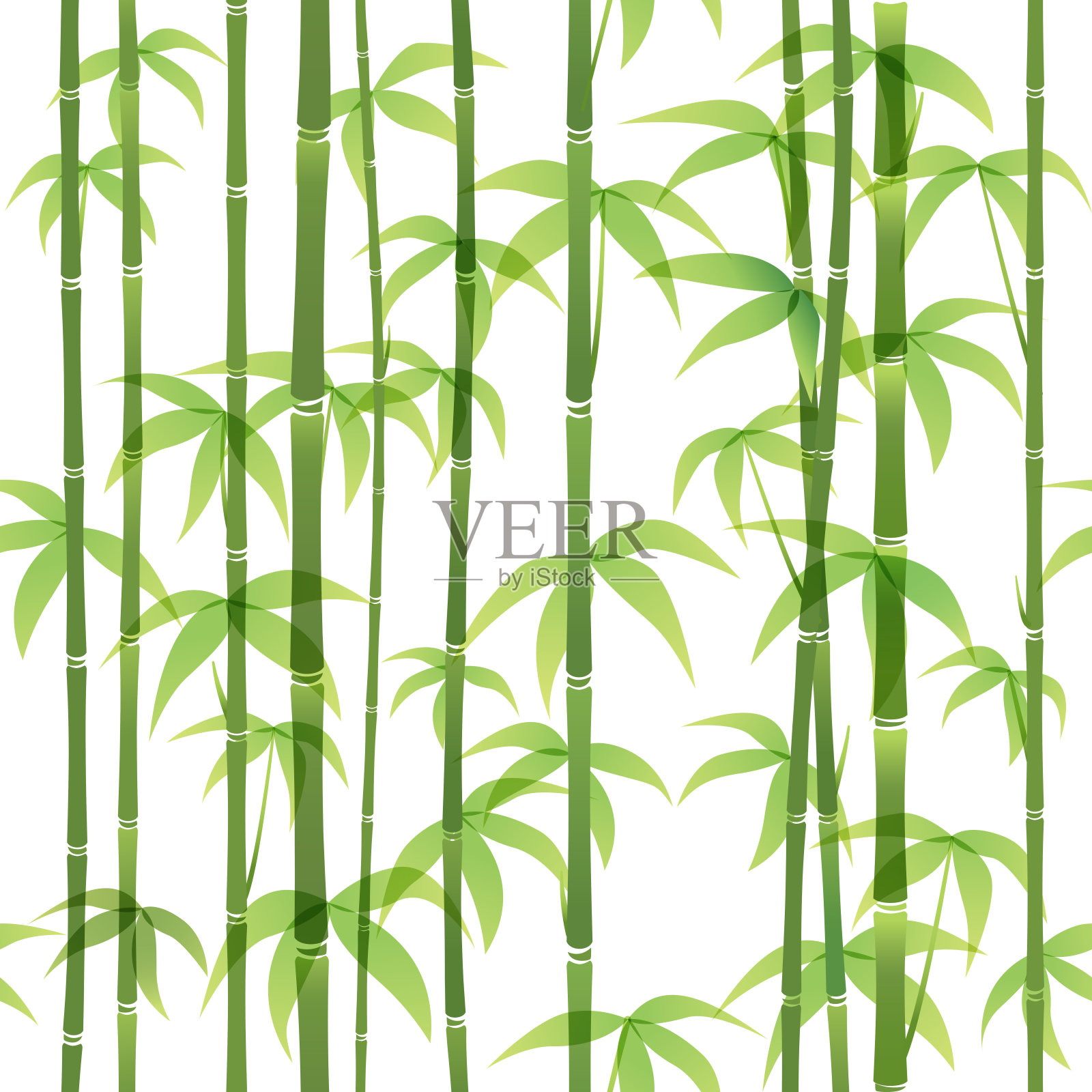 竹模式插画图片素材