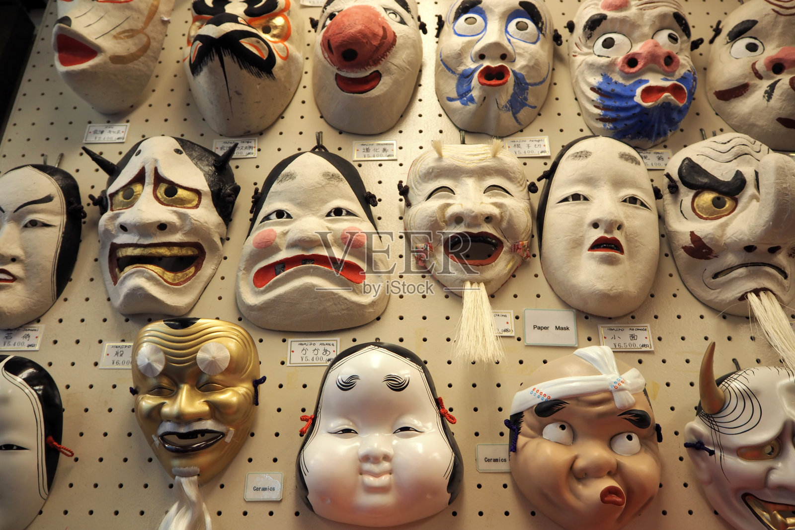 日本口罩在市场-日本旅游照片摄影图片