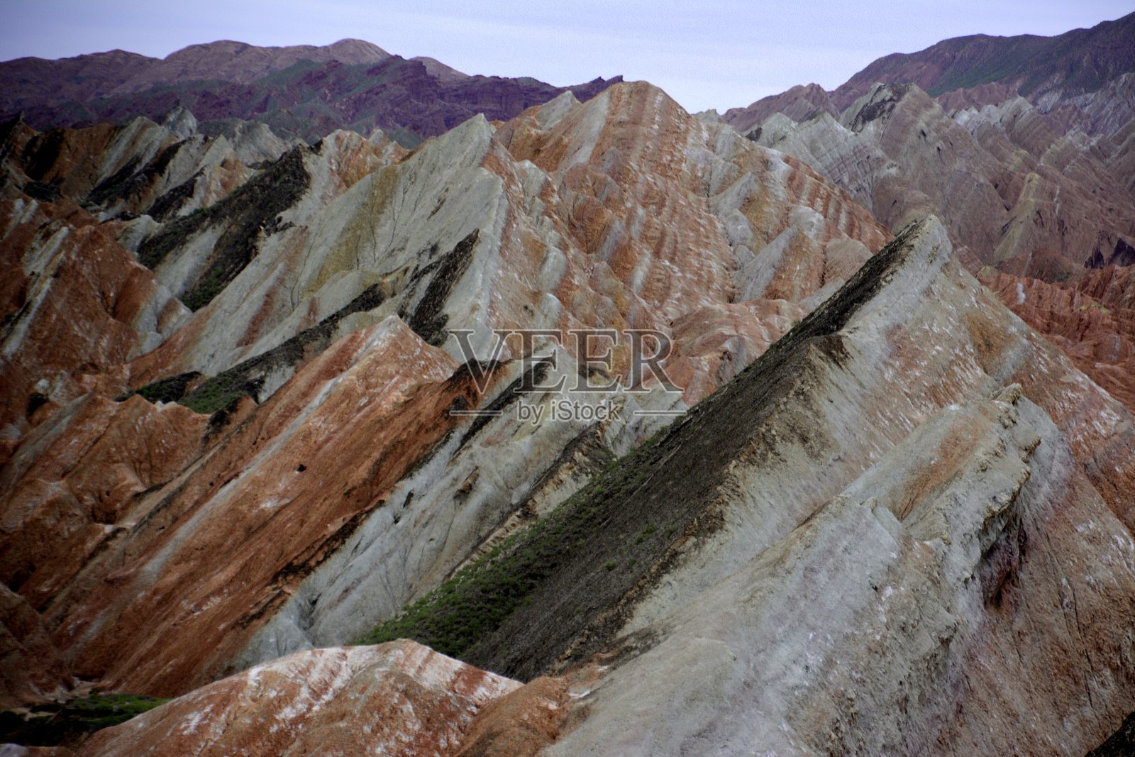 中国甘肃张掖丹霞地貌地质公园照片摄影图片