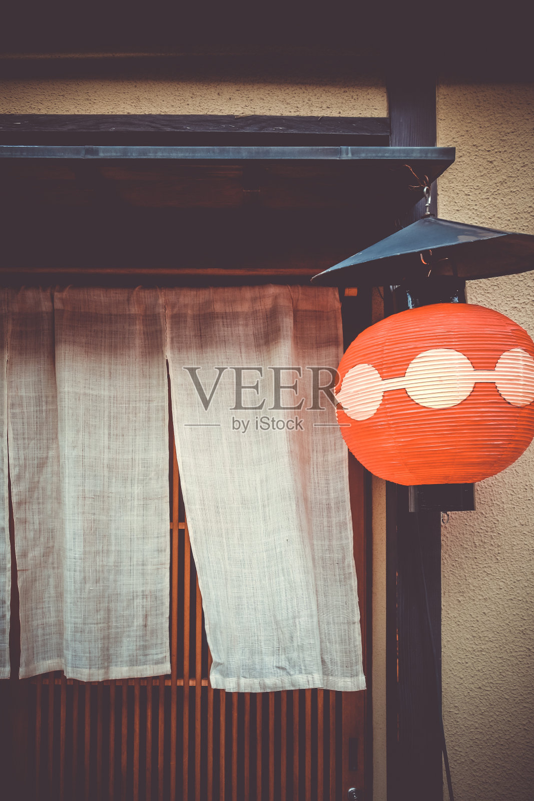 传统的日本灯笼，园区，京都，日本照片摄影图片