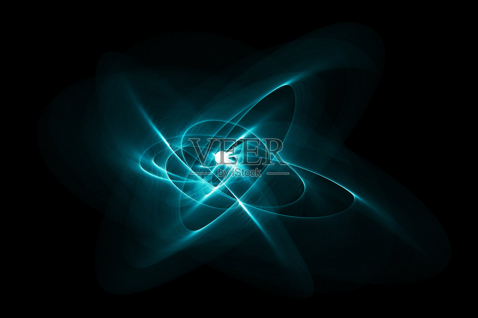 原子，抽象的科学背景照片摄影图片