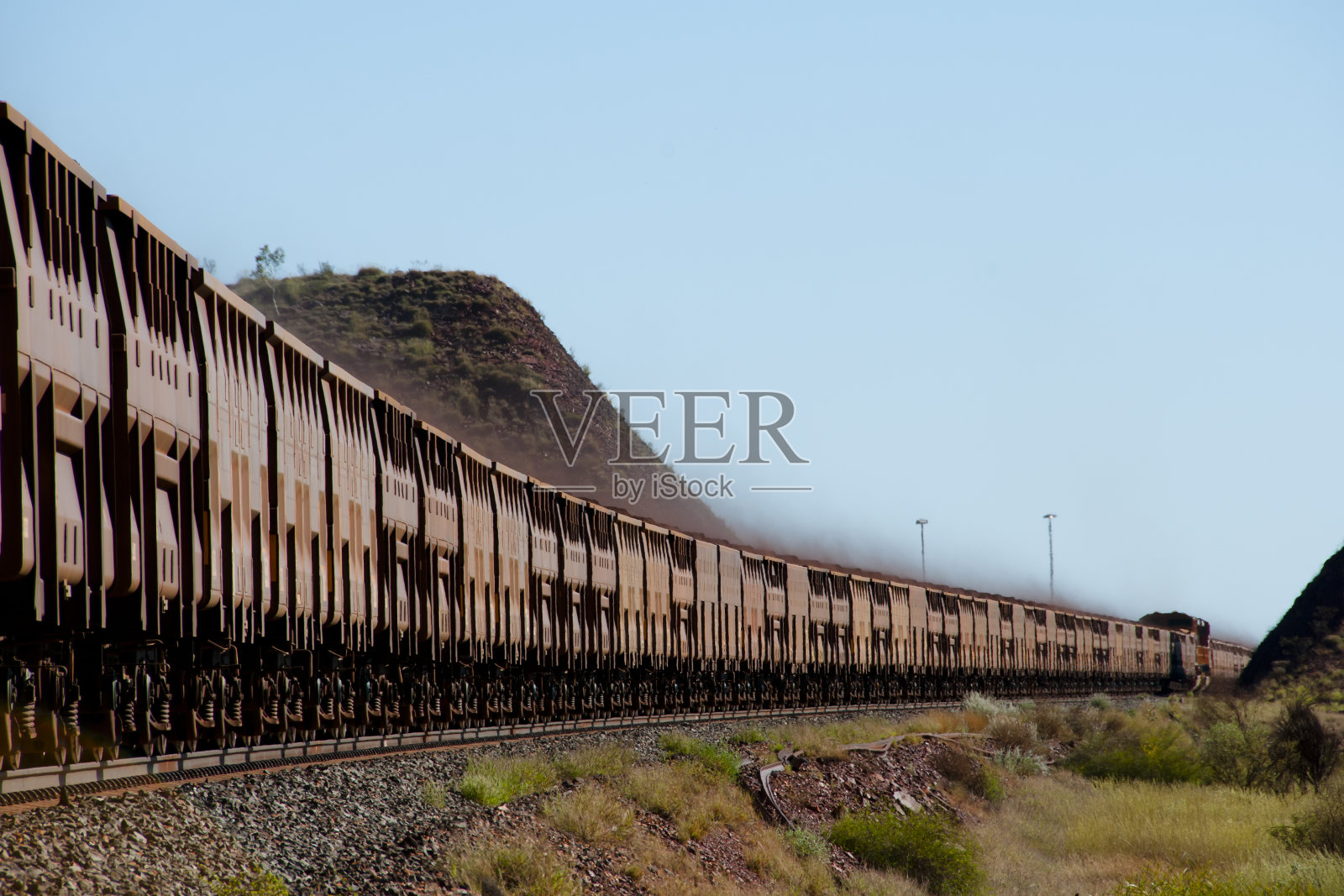 铁矿石的火车照片摄影图片