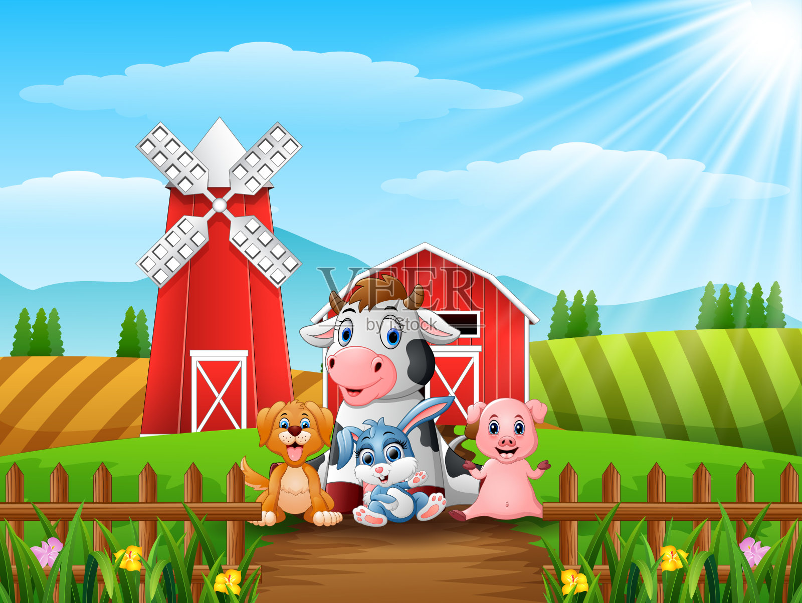 农场小动物|插画|儿童插画|菜ling - 原创作品 - 站酷 (ZCOOL)