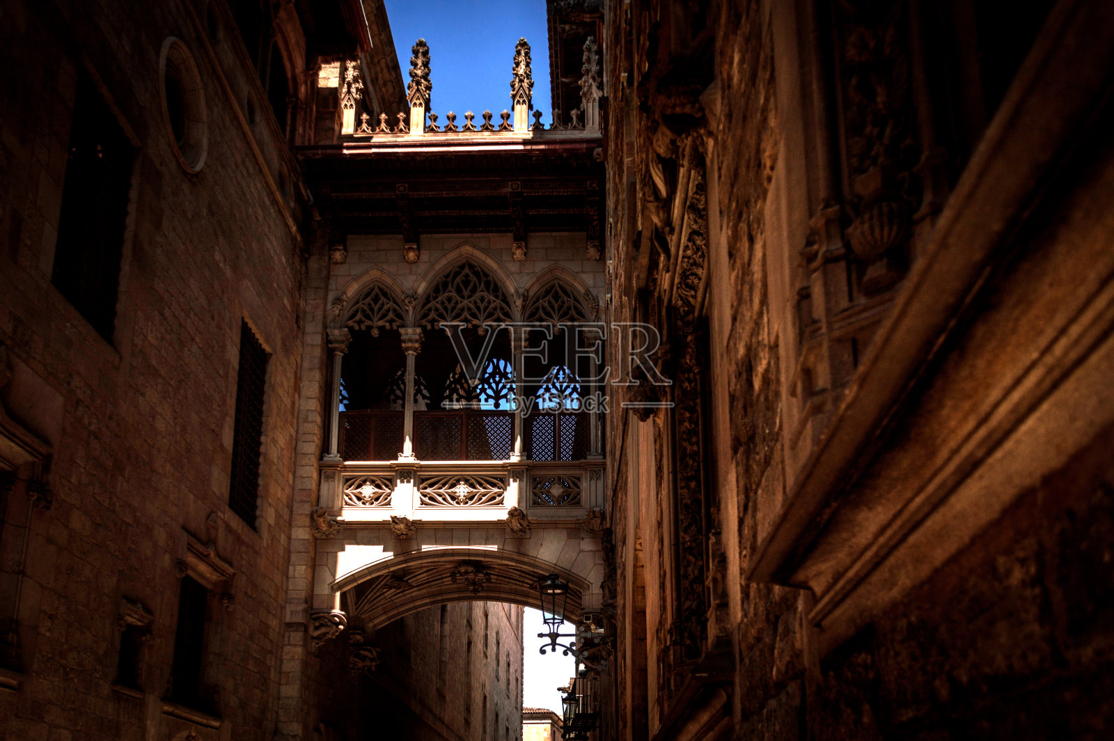 巴塞罗那,哥特式的季度照片摄影图片