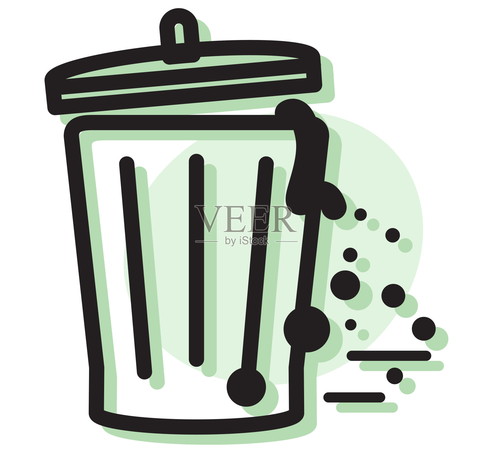 废物管理图标设计元素图片