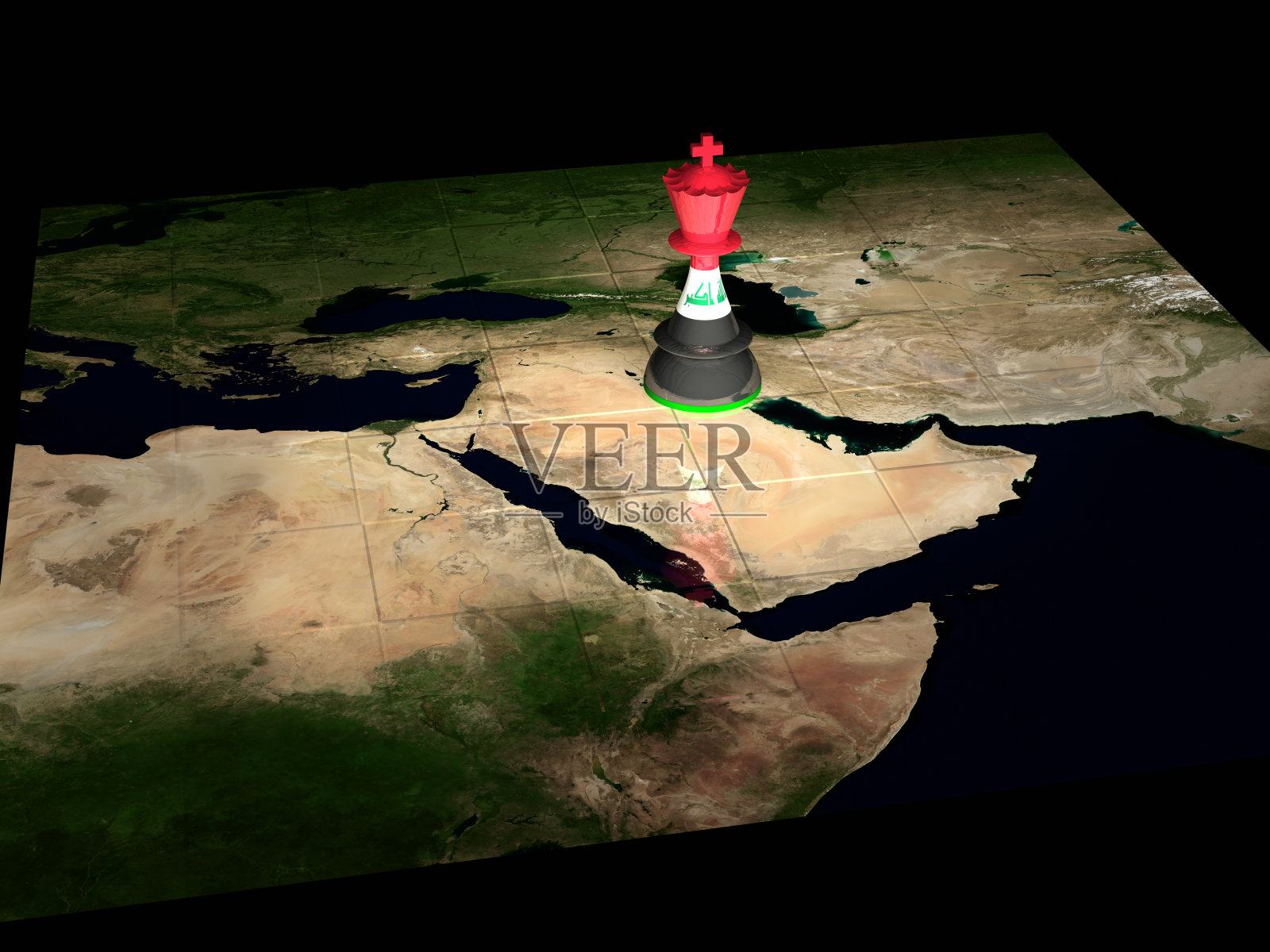 伊拉克象棋地图照片摄影图片