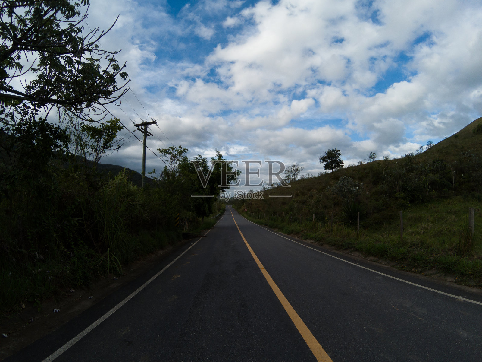 道路和cloudscape照片摄影图片