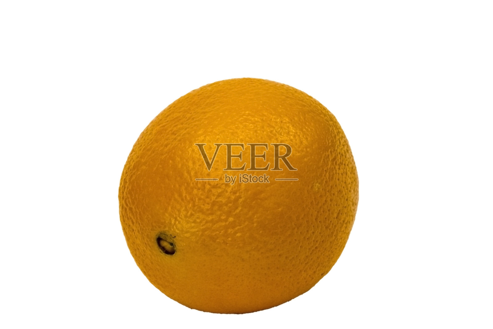在白色背景上孤立的成熟橙子照片摄影图片