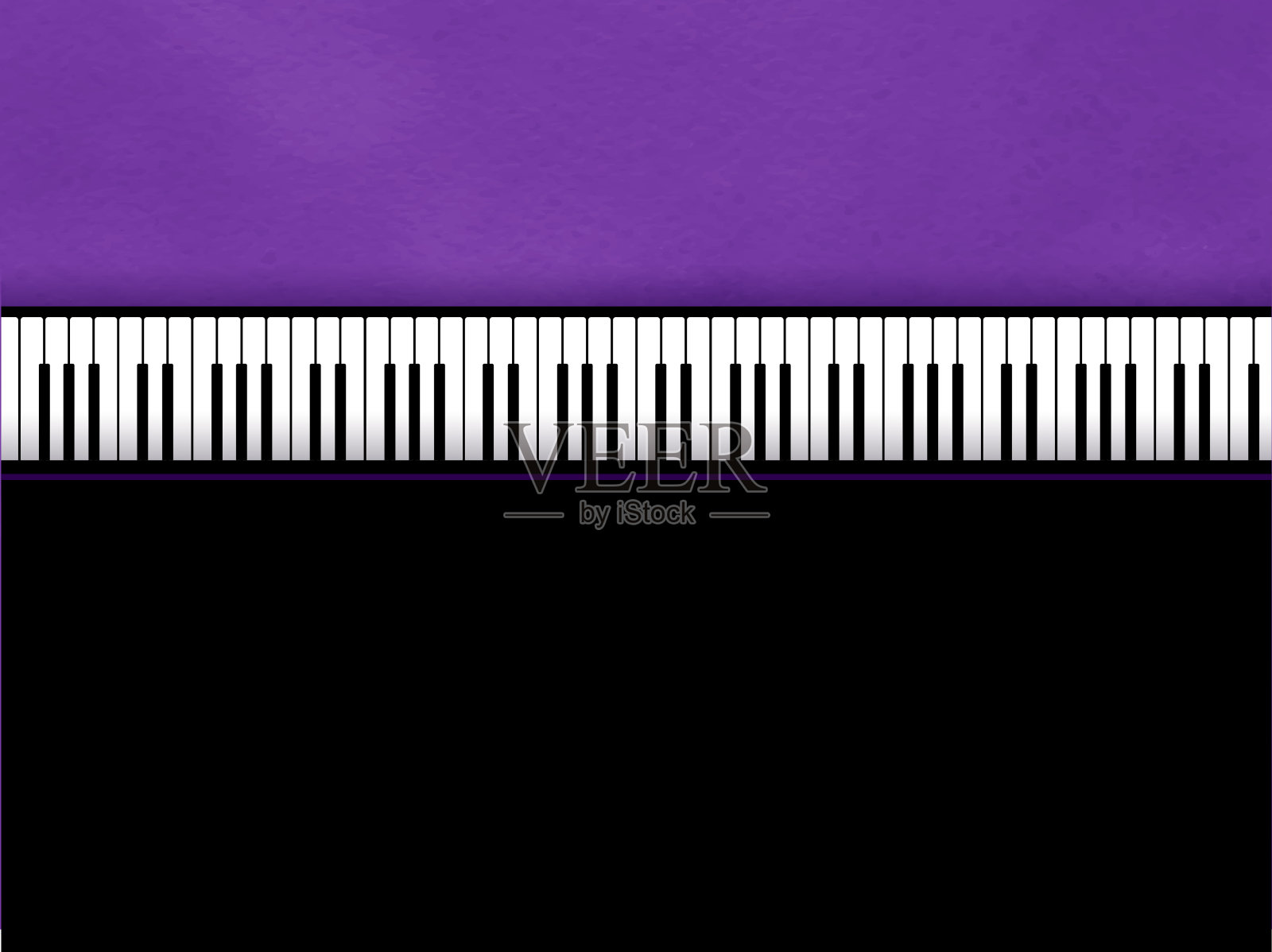 钢琴键的矢量插图插画图片素材