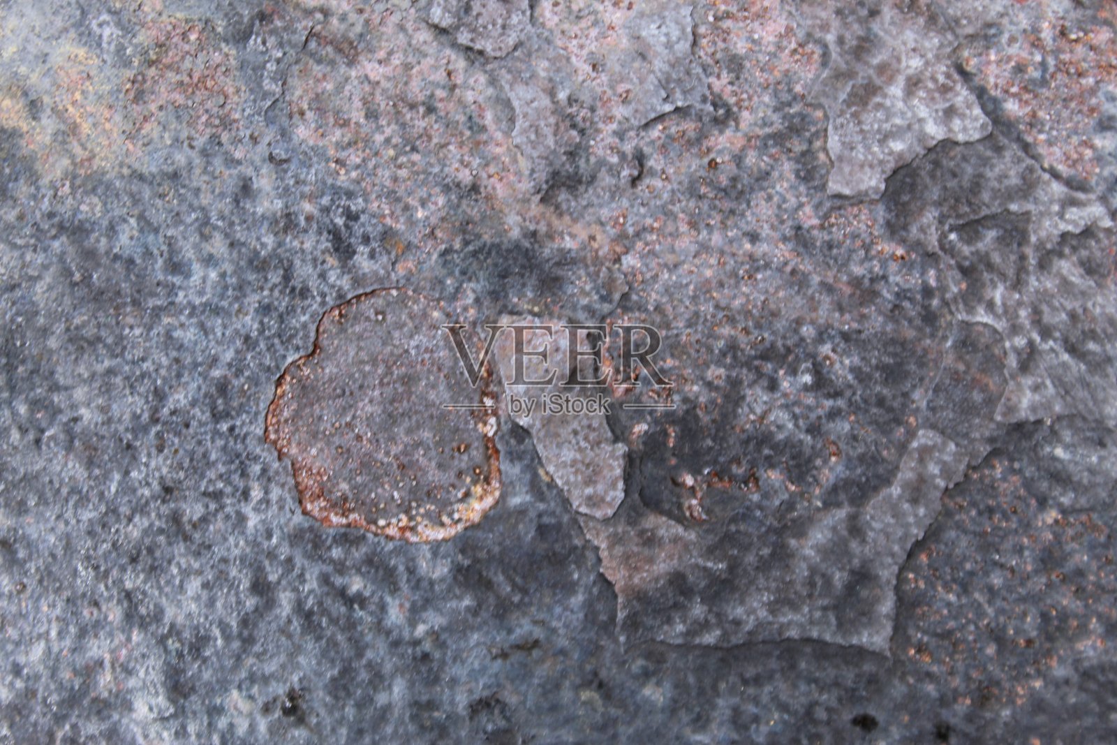 铁锈和氧化的金属纹理，铁锈的金属背景。旧的金属铁面板。照片摄影图片