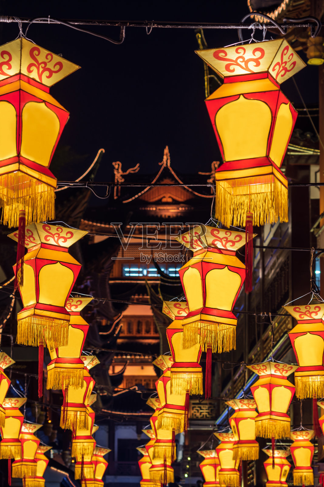 中国上海豫园的元宵节照片摄影图片