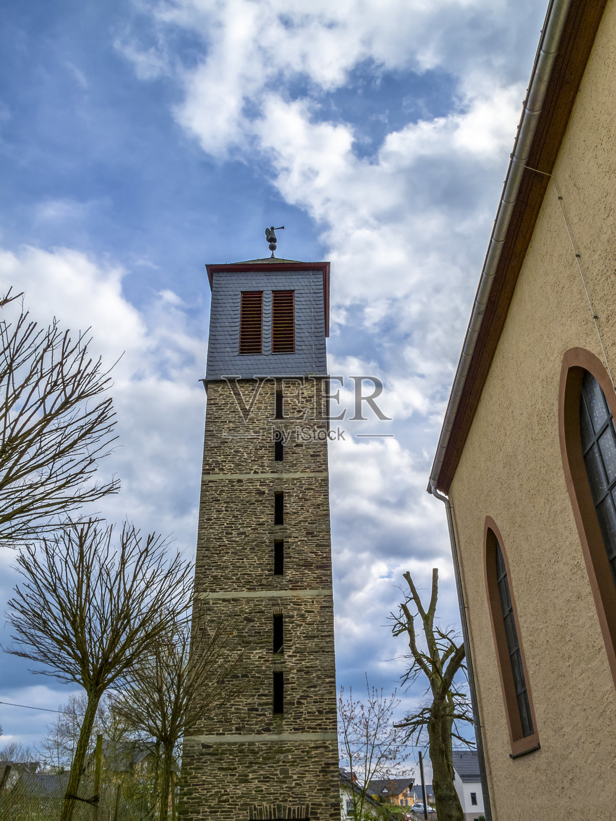 圣雷米吉斯教堂，在Pronsfeld，德国照片摄影图片