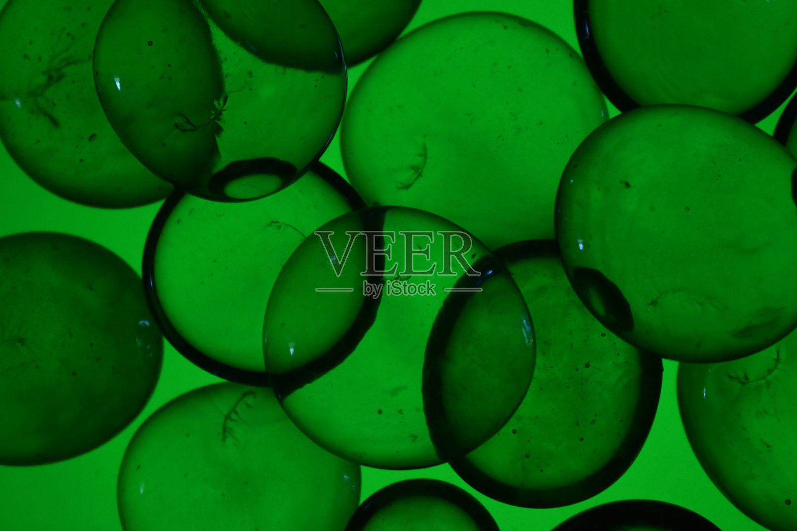 绿色水滴设计抽象背景照片摄影图片