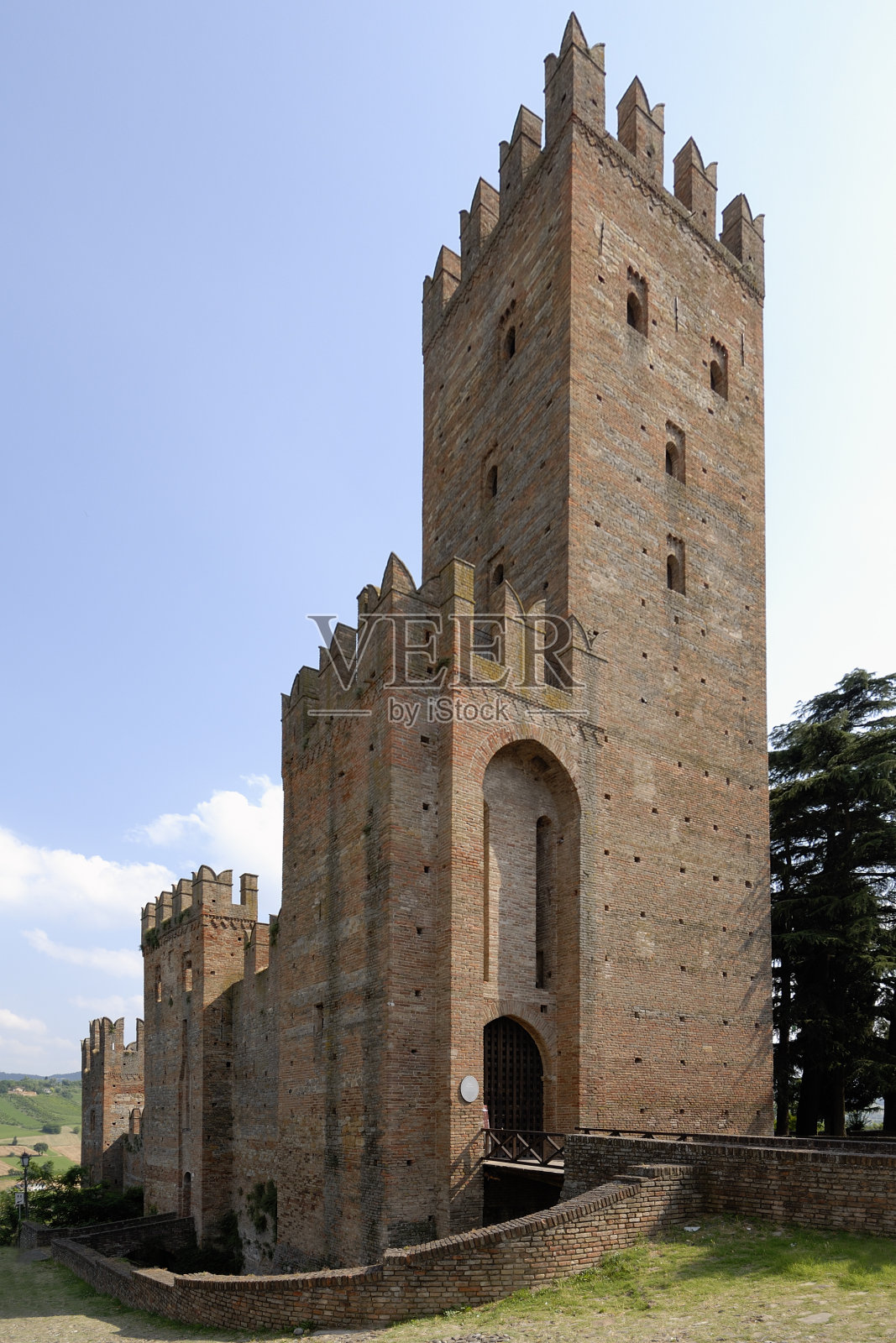 Castel Arquato的细节照片摄影图片