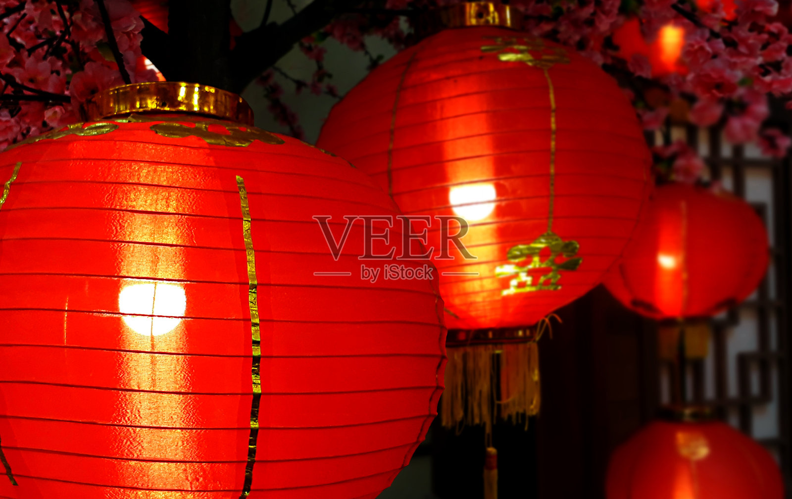 中国红灯笼(唐龙)照片摄影图片