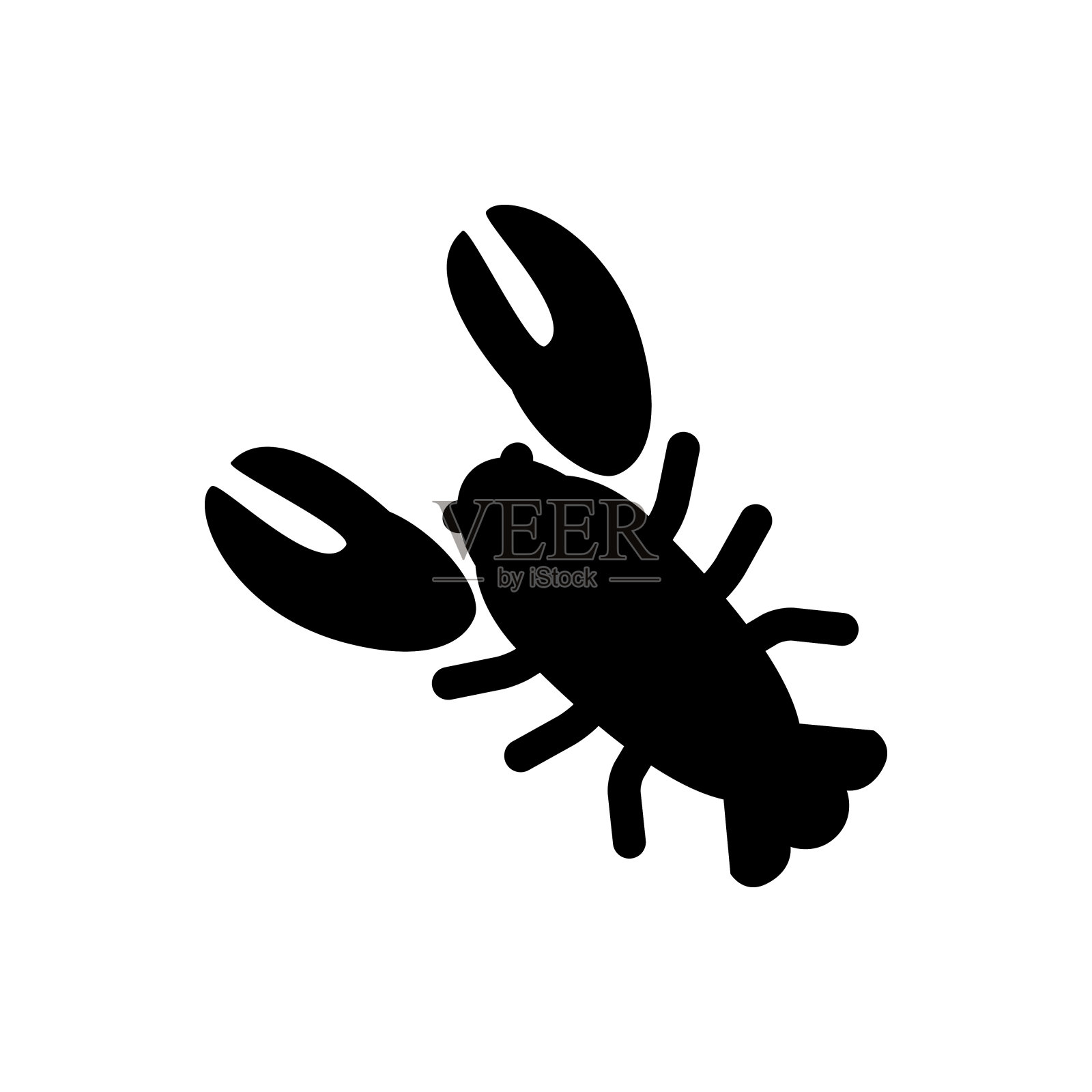 龙虾图标图标素材