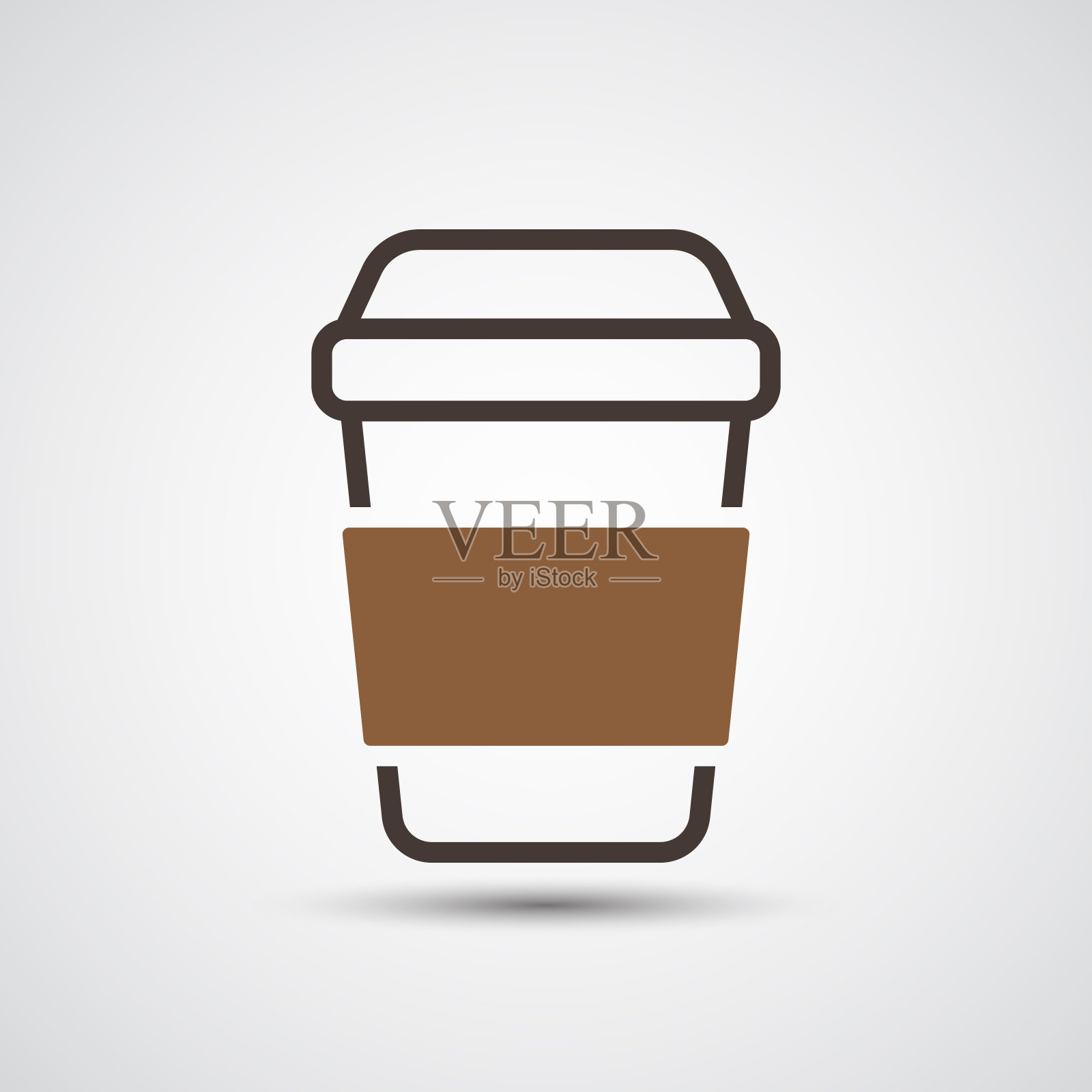一次性咖啡杯图标图标素材