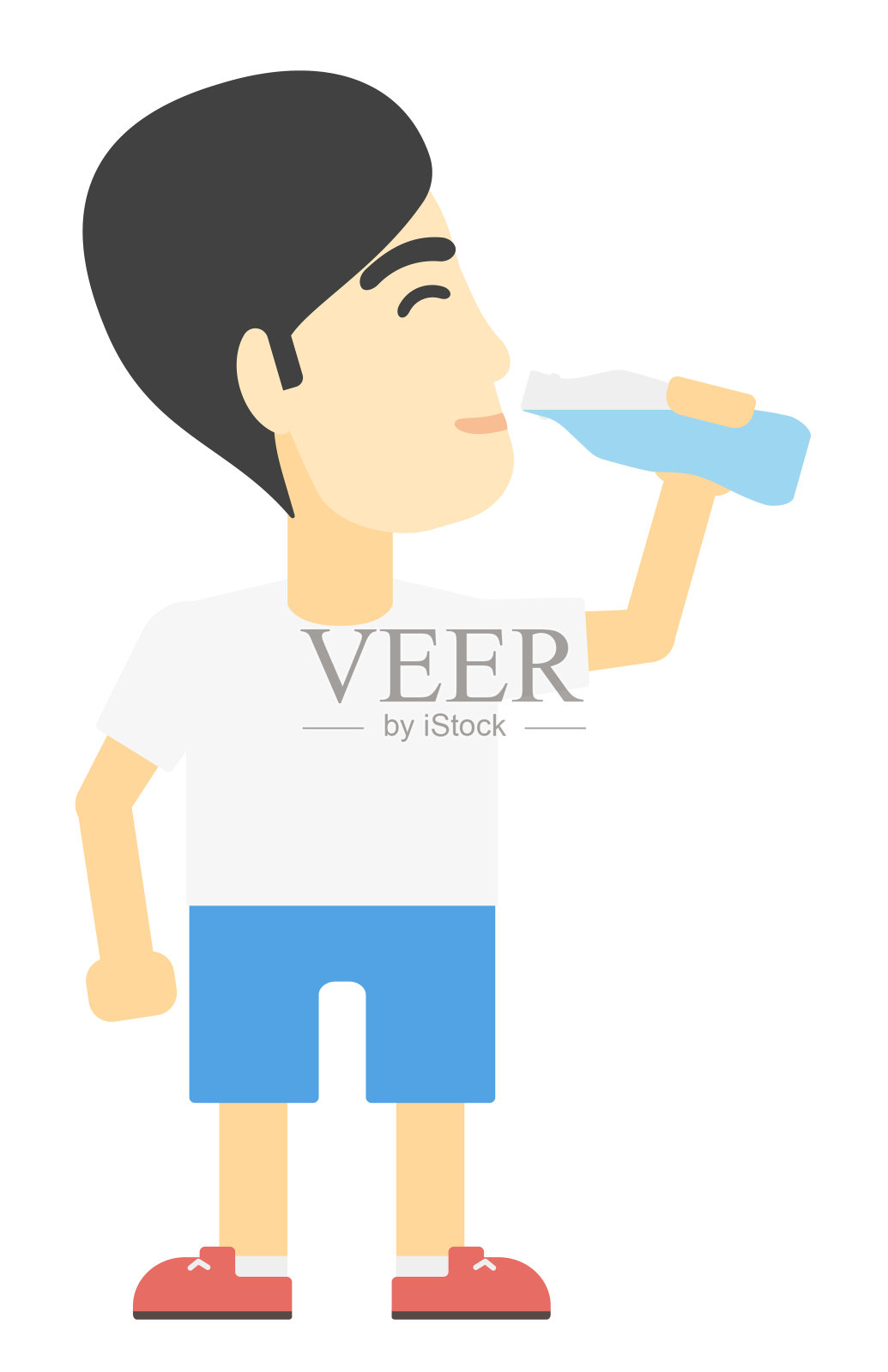 人的饮用水设计元素图片